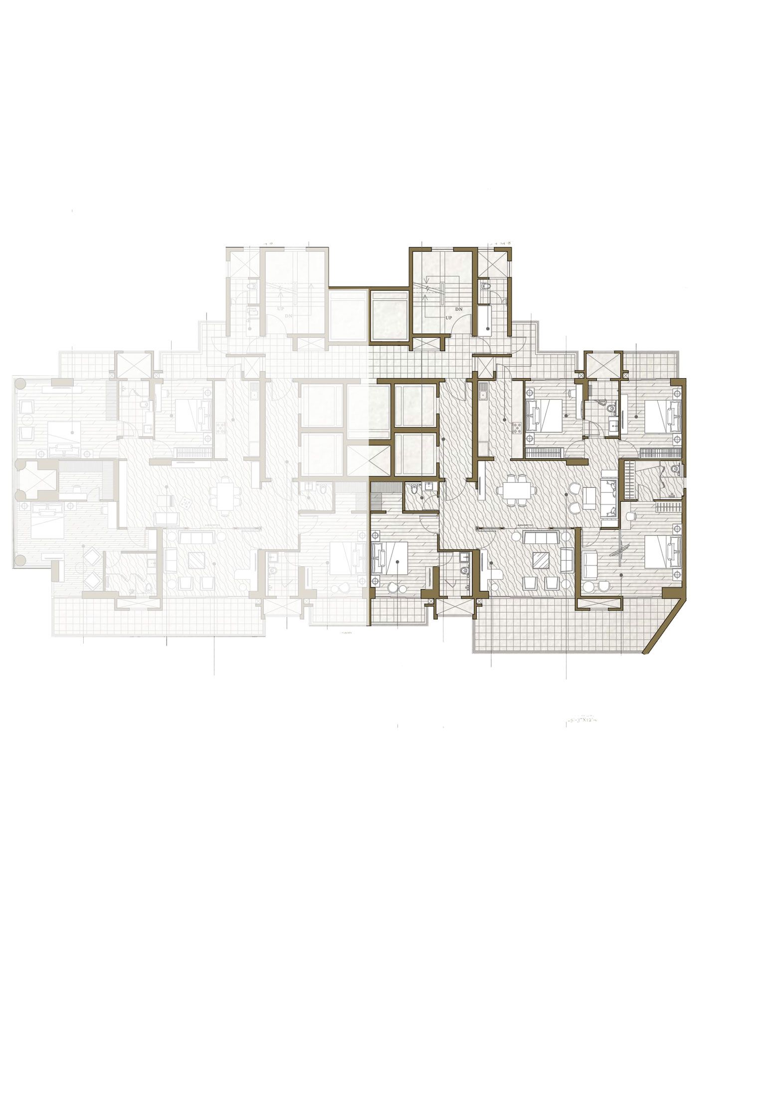 Mahagun Manorialle RICHMOND PALACE Condominium 2B (Wing 2) Floor Plan
