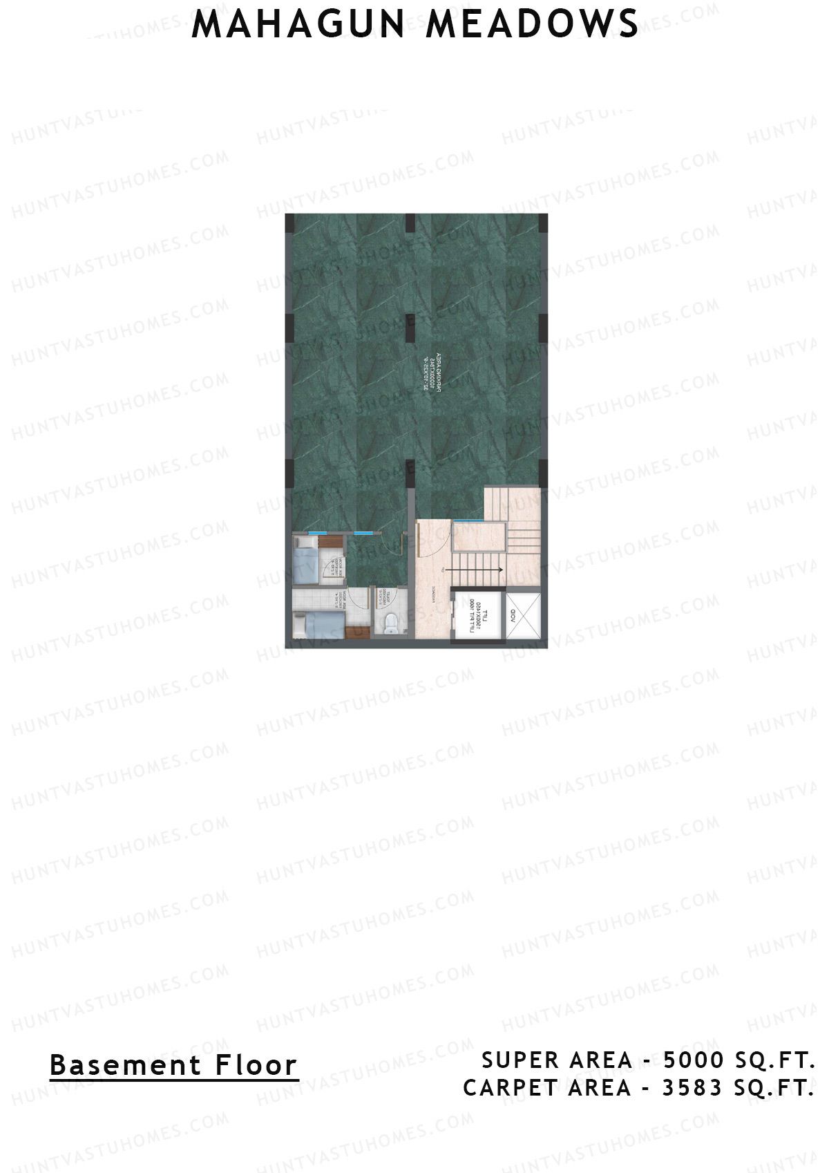 Mahagun Meadow Villa 18 to 29 Villa Floor Plan