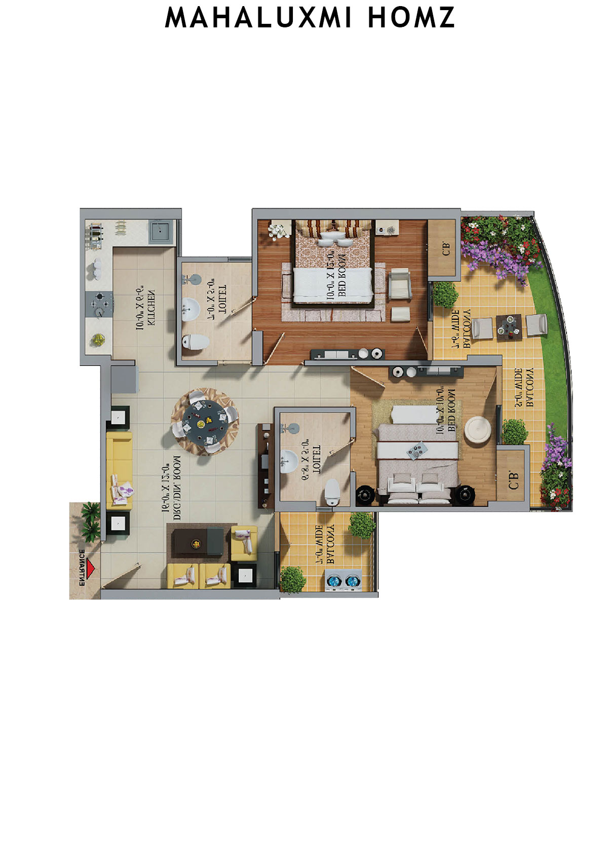 Mahaluxmi Homz Tower A Unit 5 Floor Plan