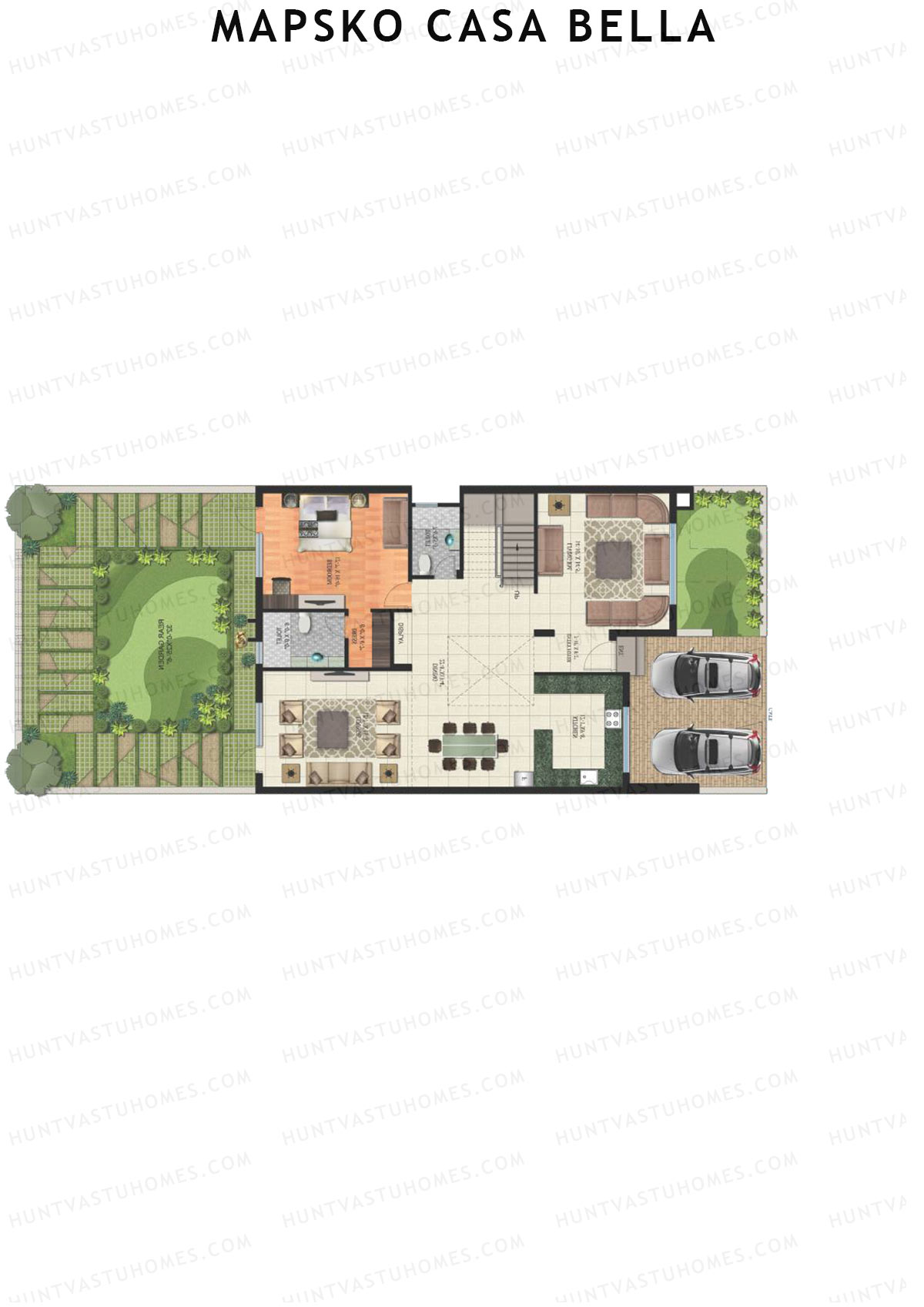 Mapsko Casa Bella Villa 1-8 Unit 7 (Villa) Floor Plan