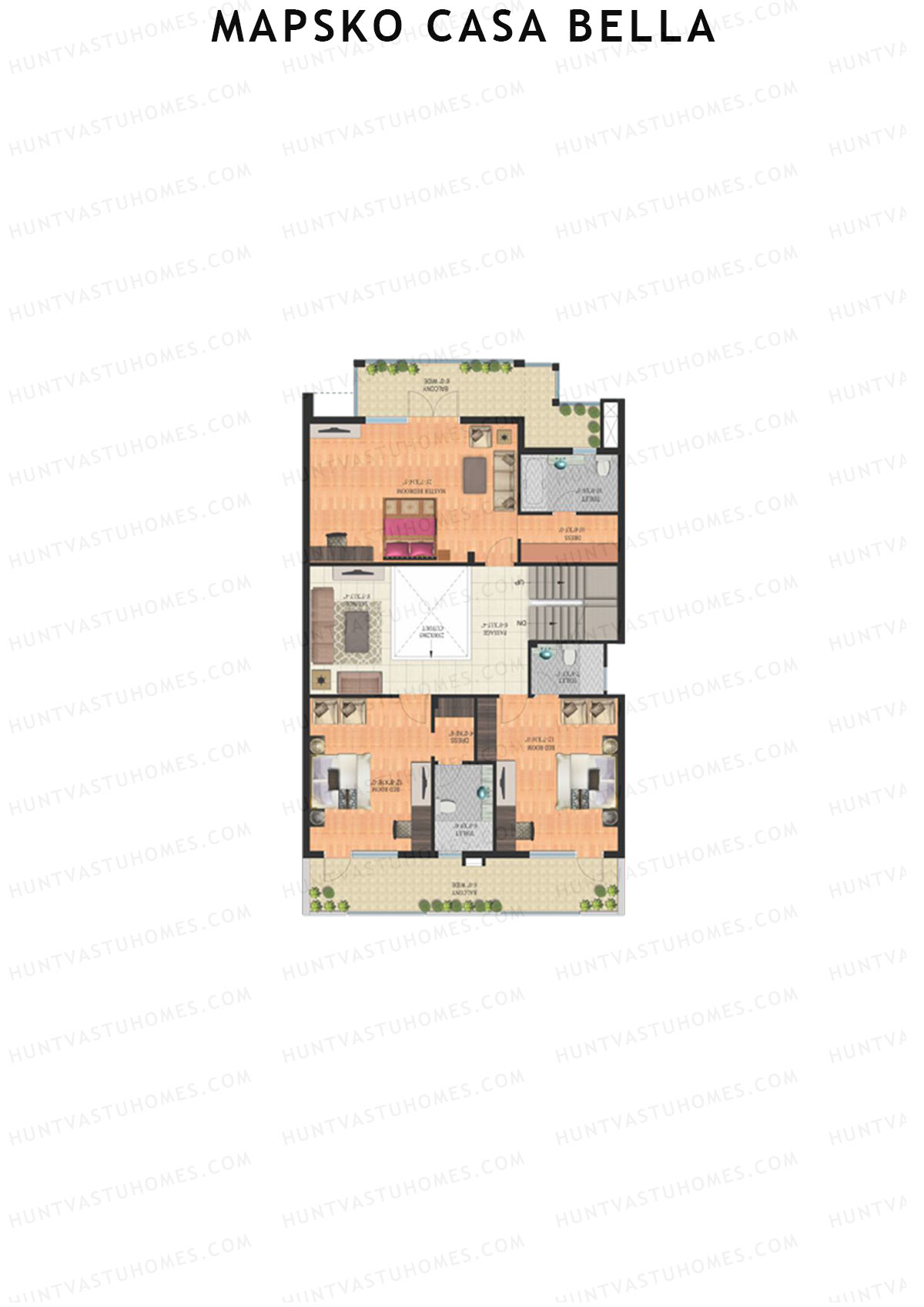 Mapsko Casa Bella Villa 23-35 Unit 23 (Villa) Floor Plan