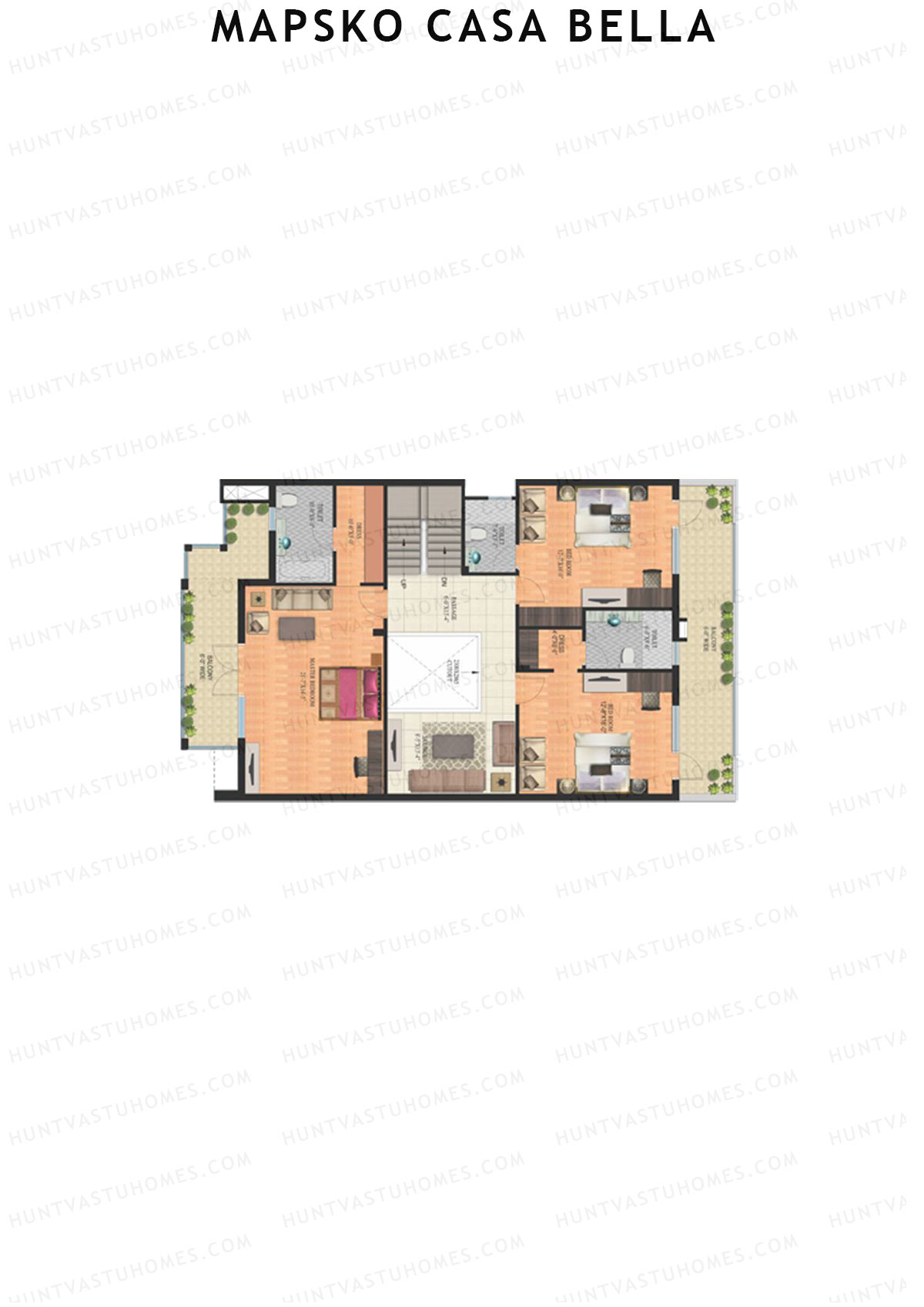 Mapsko Casa Bella Villa 36-39 Unit 37 (Villa) Floor Plan