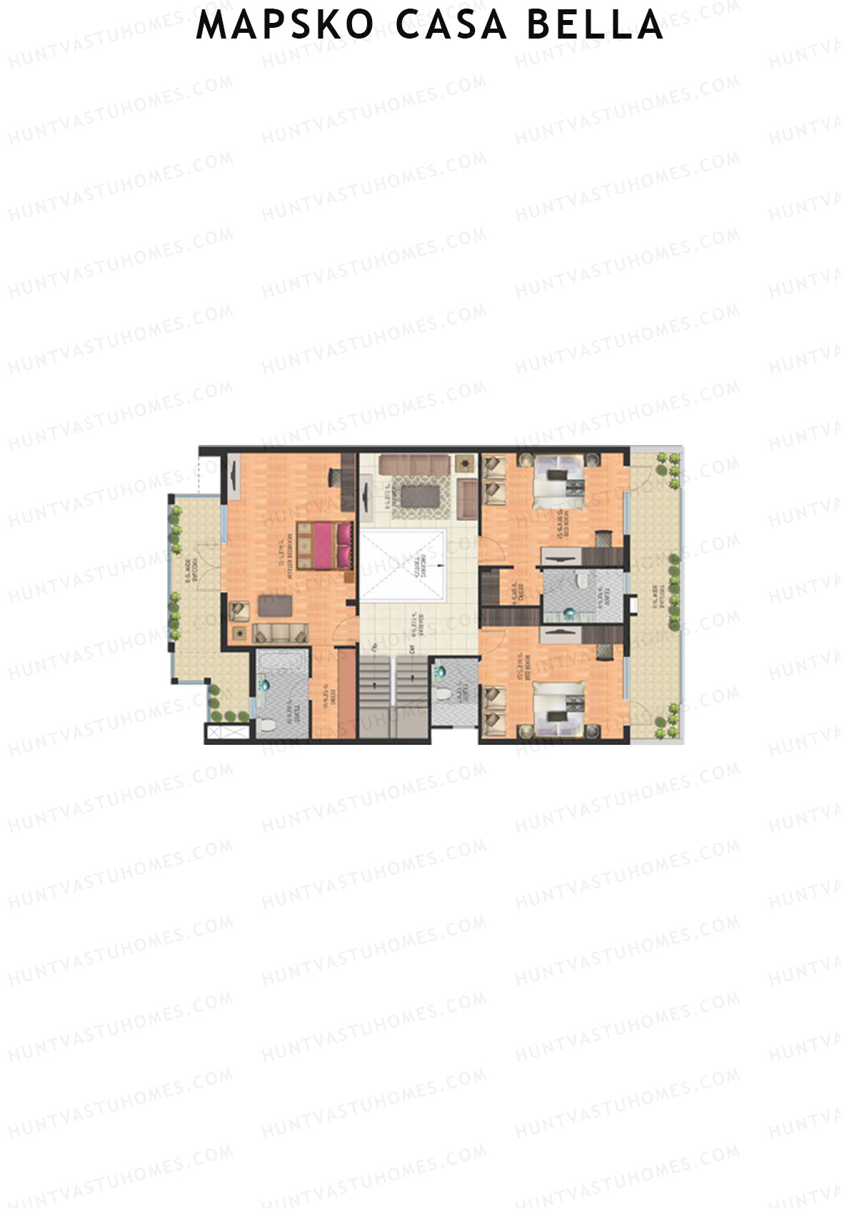 Mapsko Casa Bella Villa 36-39 Unit 38 (Villa) Floor Plan