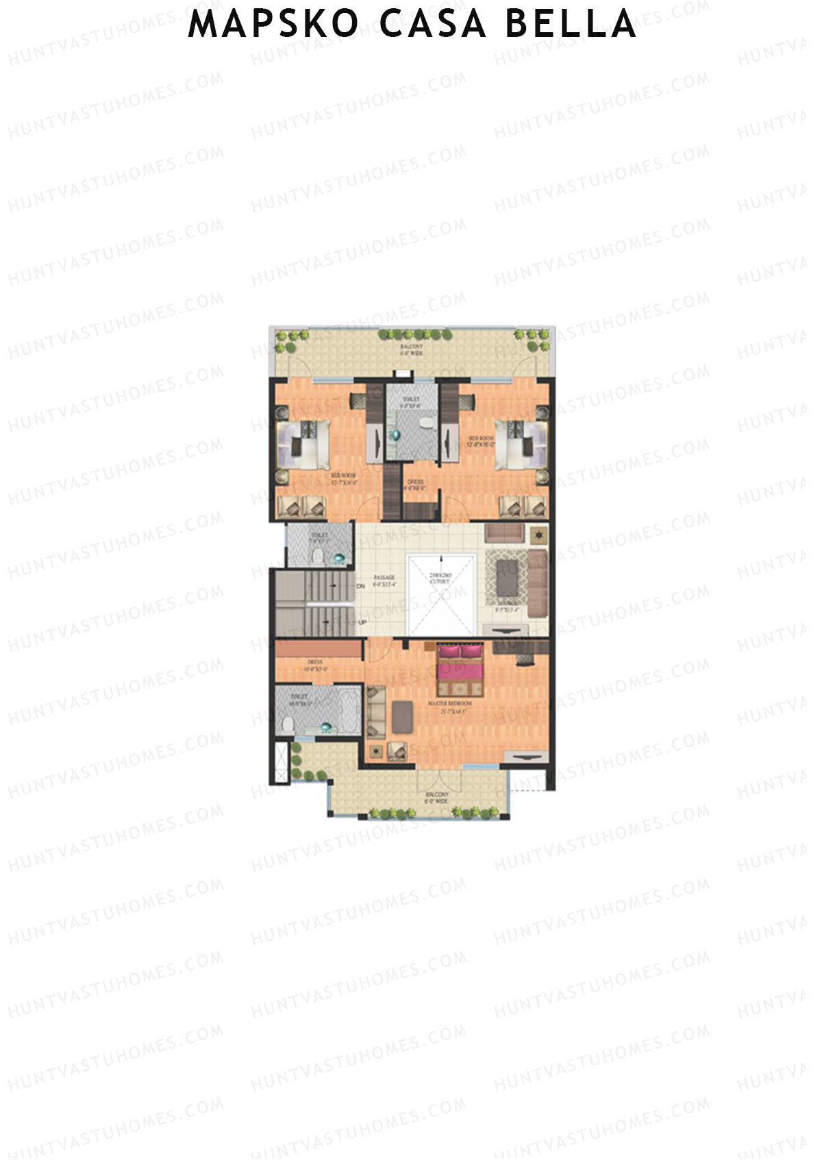 Mapsko Casa Bella Villa 9-14 Unit 10 (Villa) Floor Plan