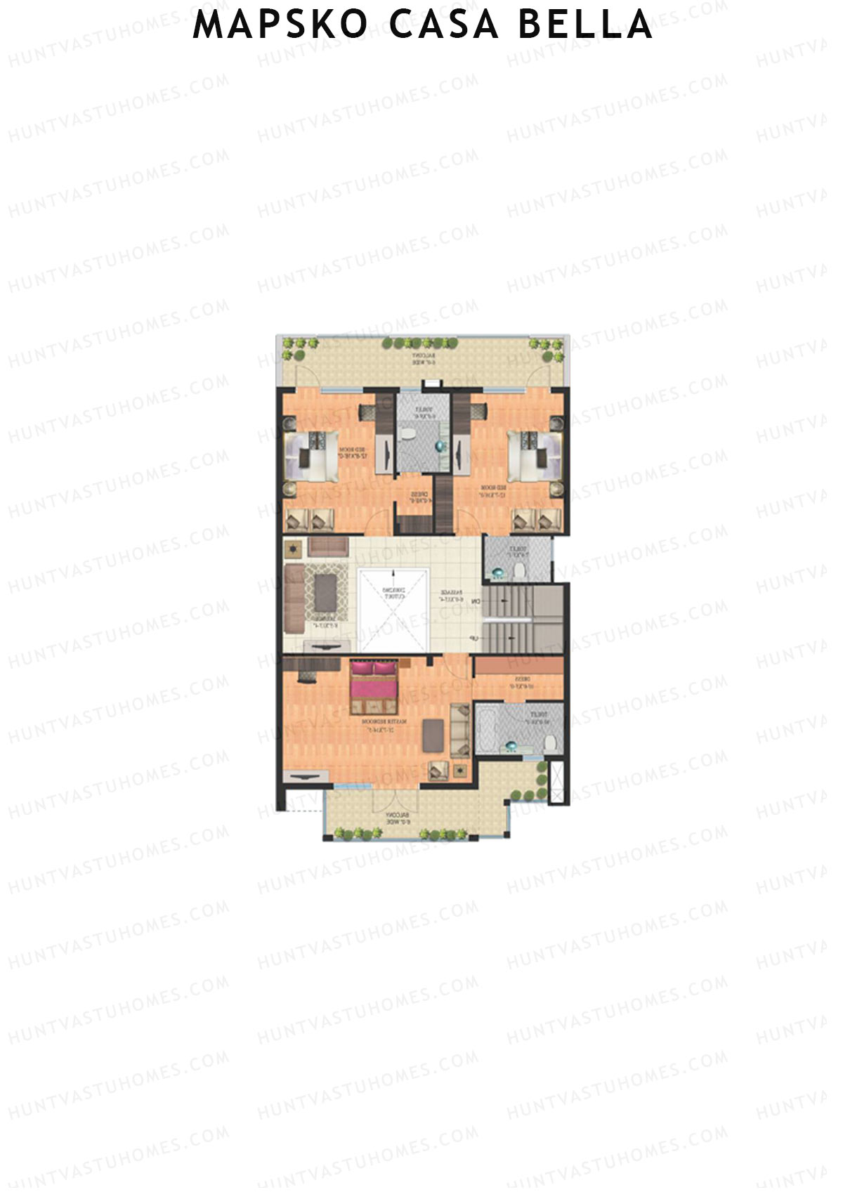 Mapsko Casa Bella Villa 9-14 Unit 14 (Villa) Floor Plan