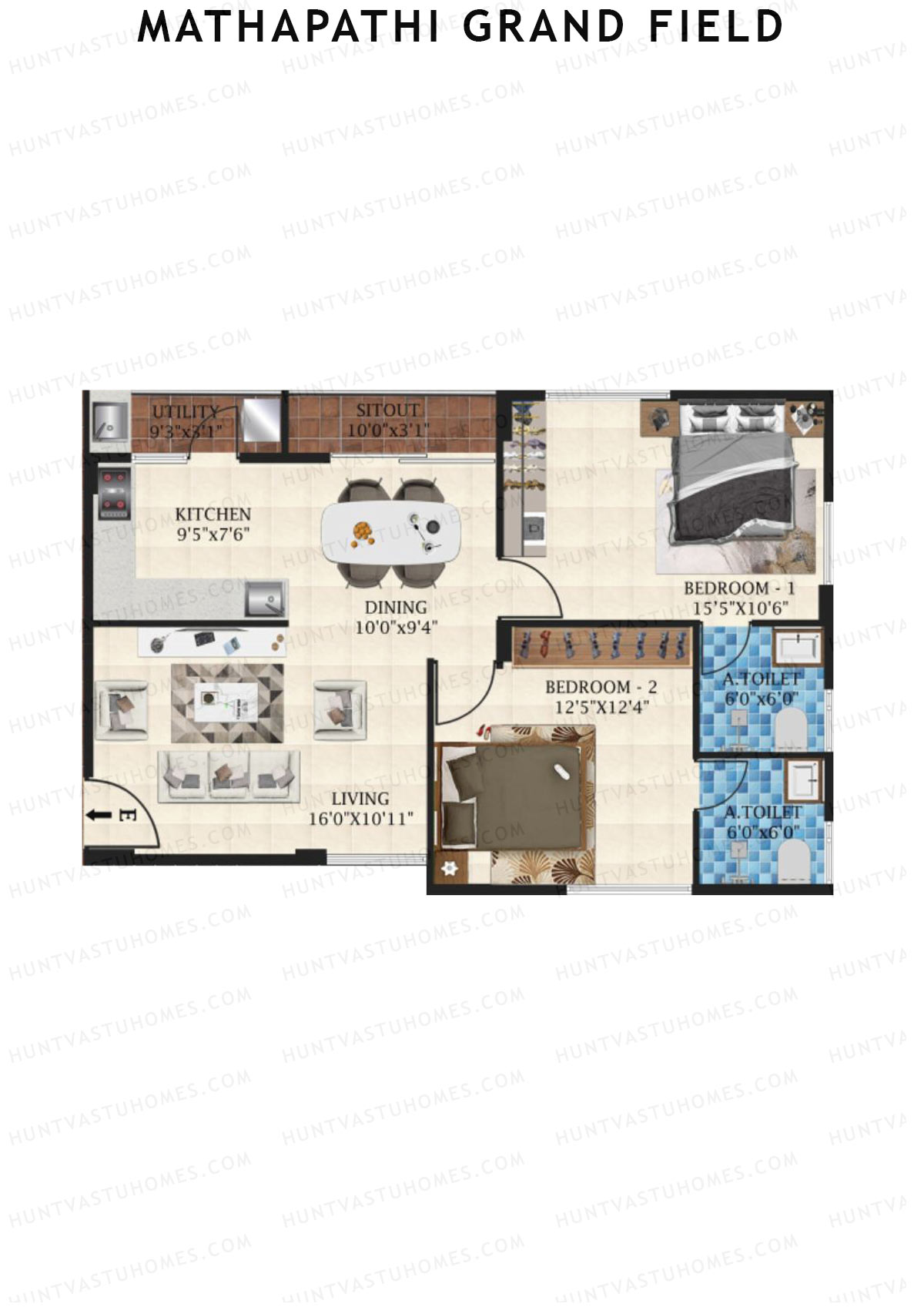 Mathapathi Grand Field Block C Unit 5 Floor Plan