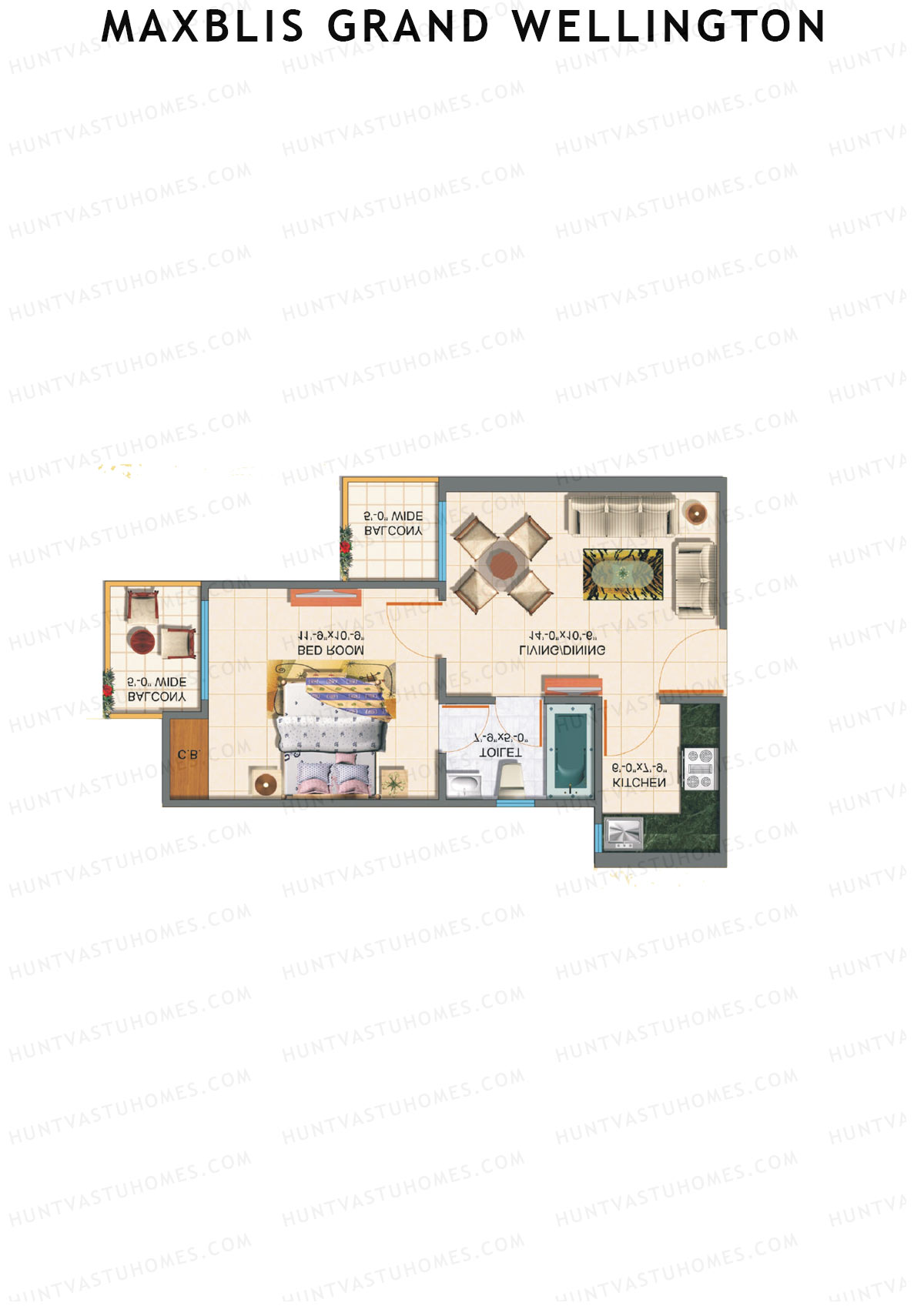 Maxblis Grand Wellington Tower A Unit 7 Floor Plan