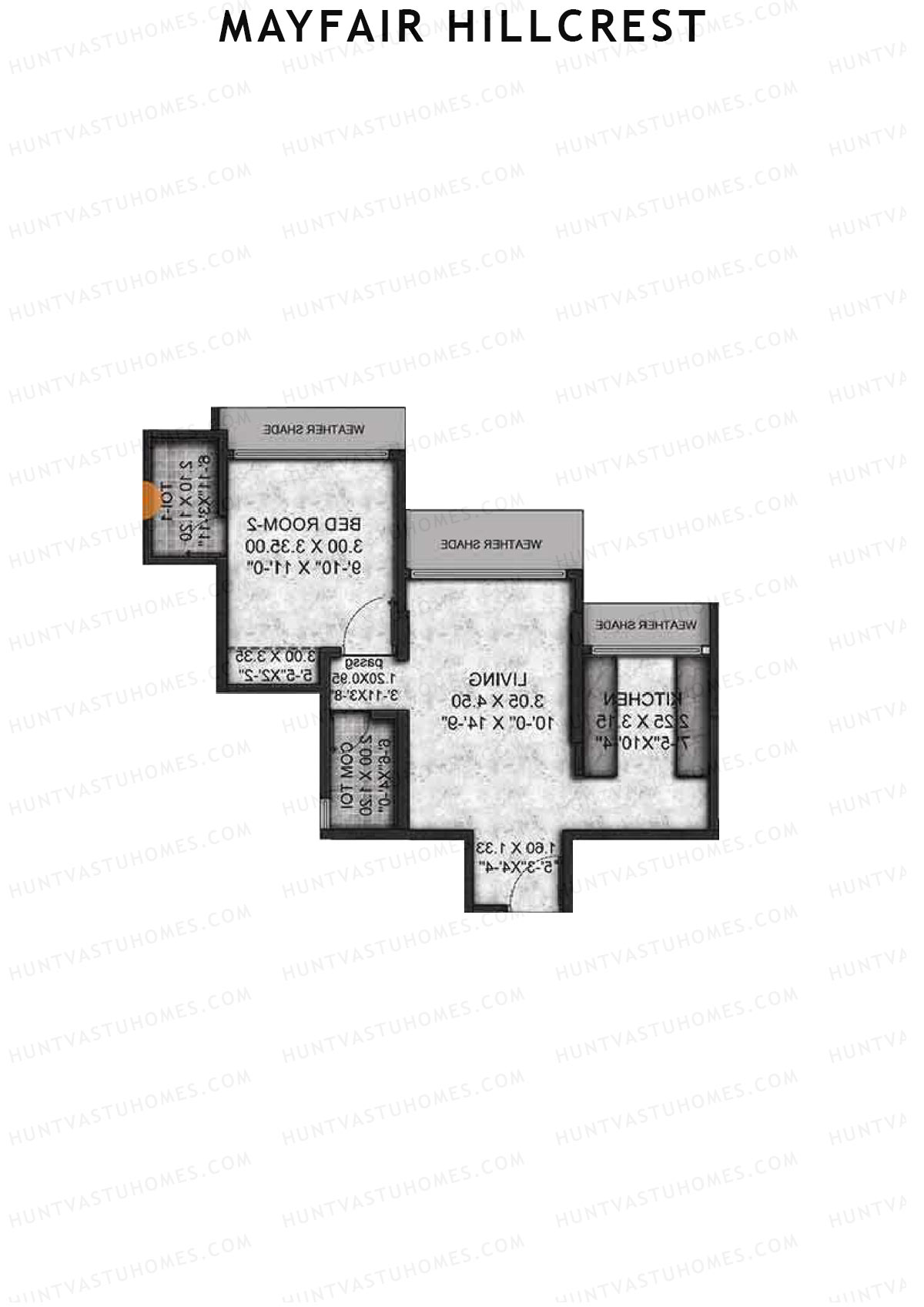 Mayfair Hillcrest Wing A Unit 5 Floor Plan