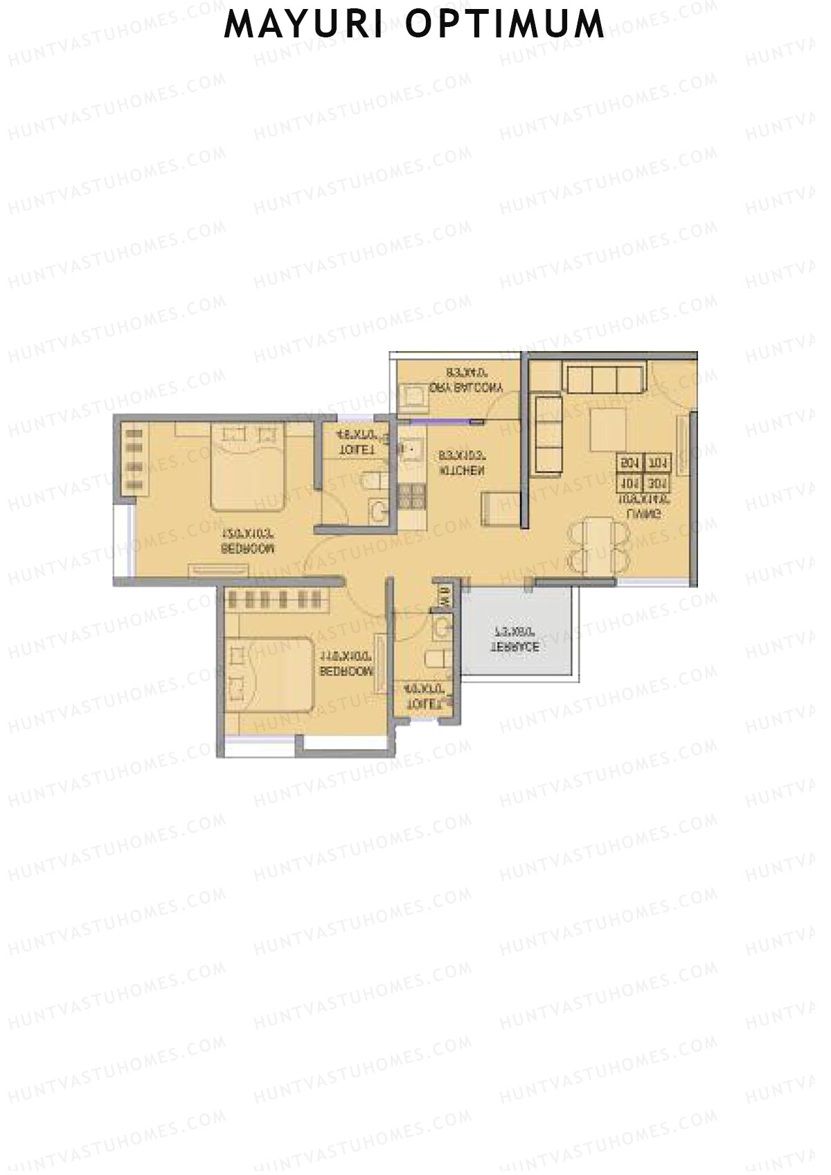 Mayuri Optimum Tower B Unit 6 Floor Plan
