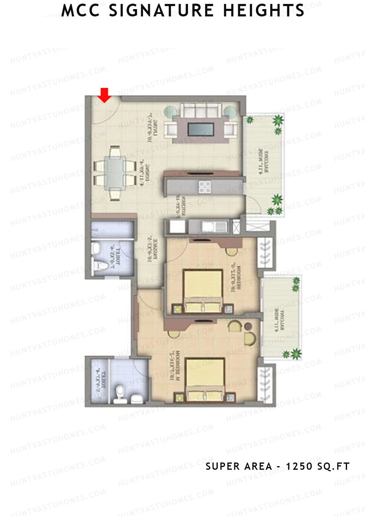 Mcc Signature Heights Tower 1 Unit 5 Floor Plan