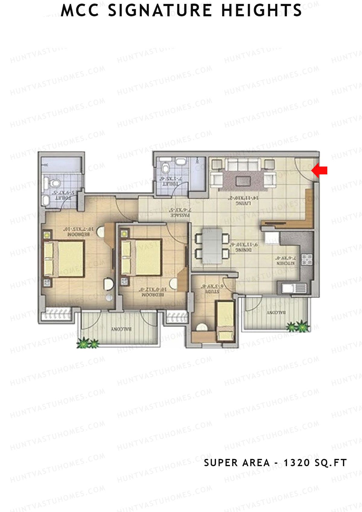 Mcc Signature Heights Tower 4 Unit 5 Floor Plan