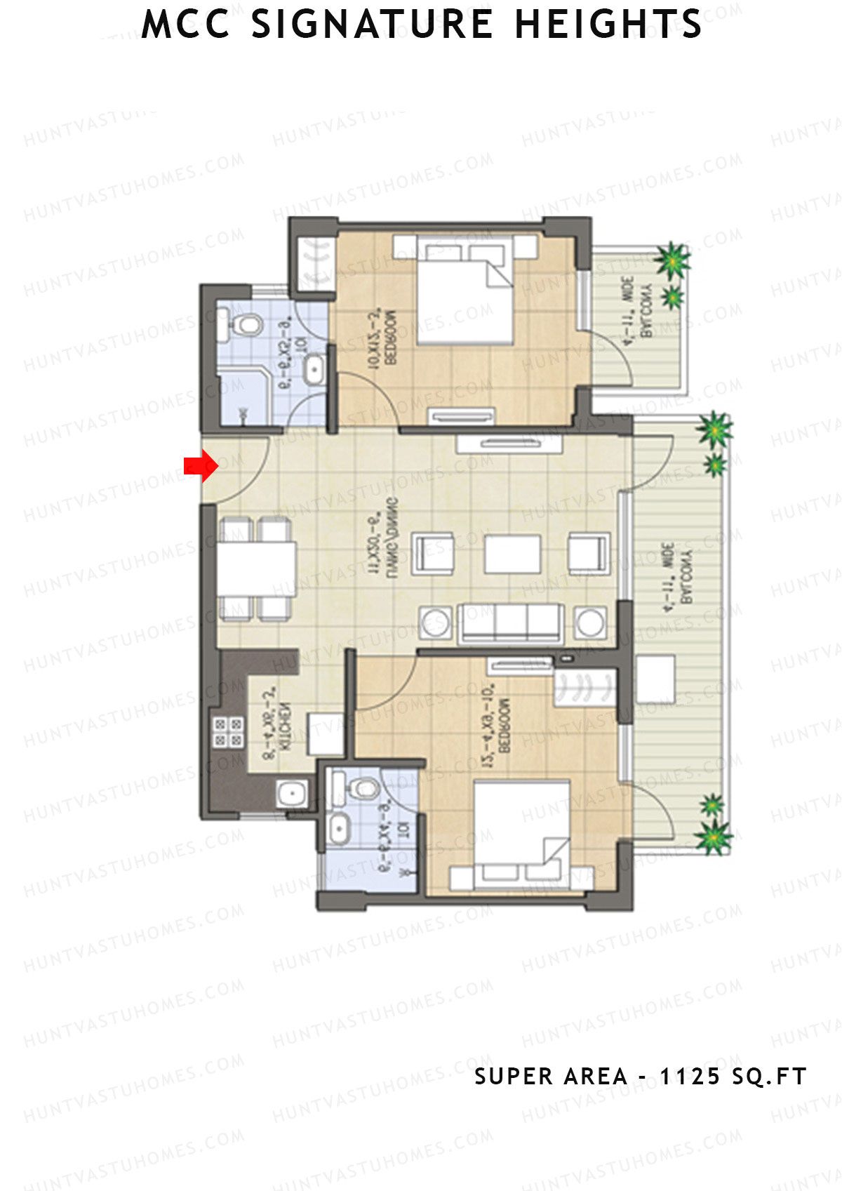 Mcc Signature Heights Tower 6 Unit 3 Floor Plan