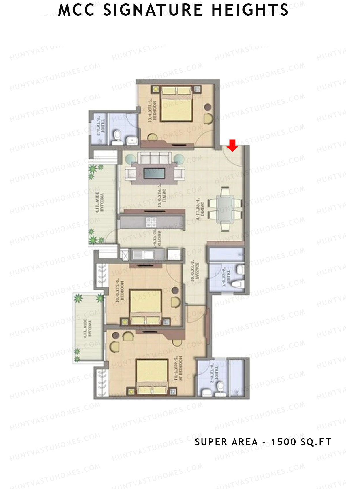 Mcc Signature Heights Tower 1 Unit 6 Floor Plan