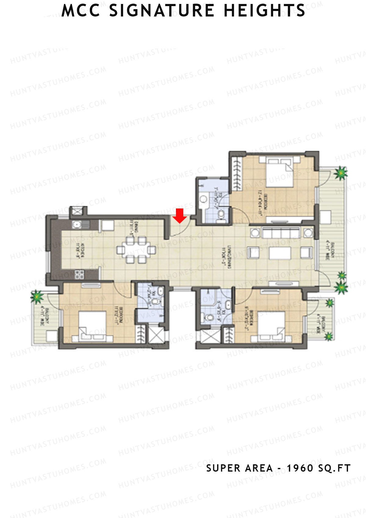 Mcc Signature Heights Tower 6 Unit 4 Floor Plan