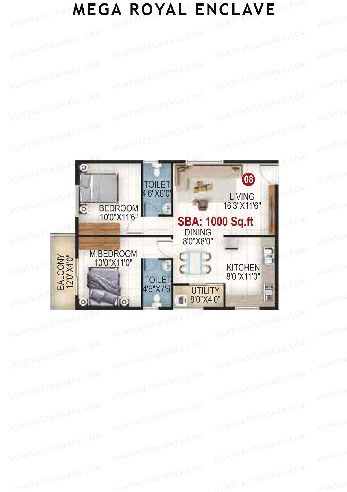 Mega Royal Enclave Tower A Unit 10 Floor Plan