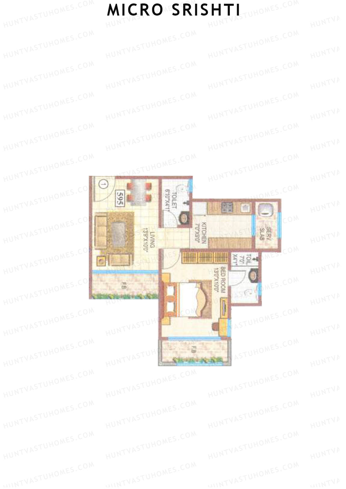 Micro Srishti Tower A Unit 2 Floor Plan
