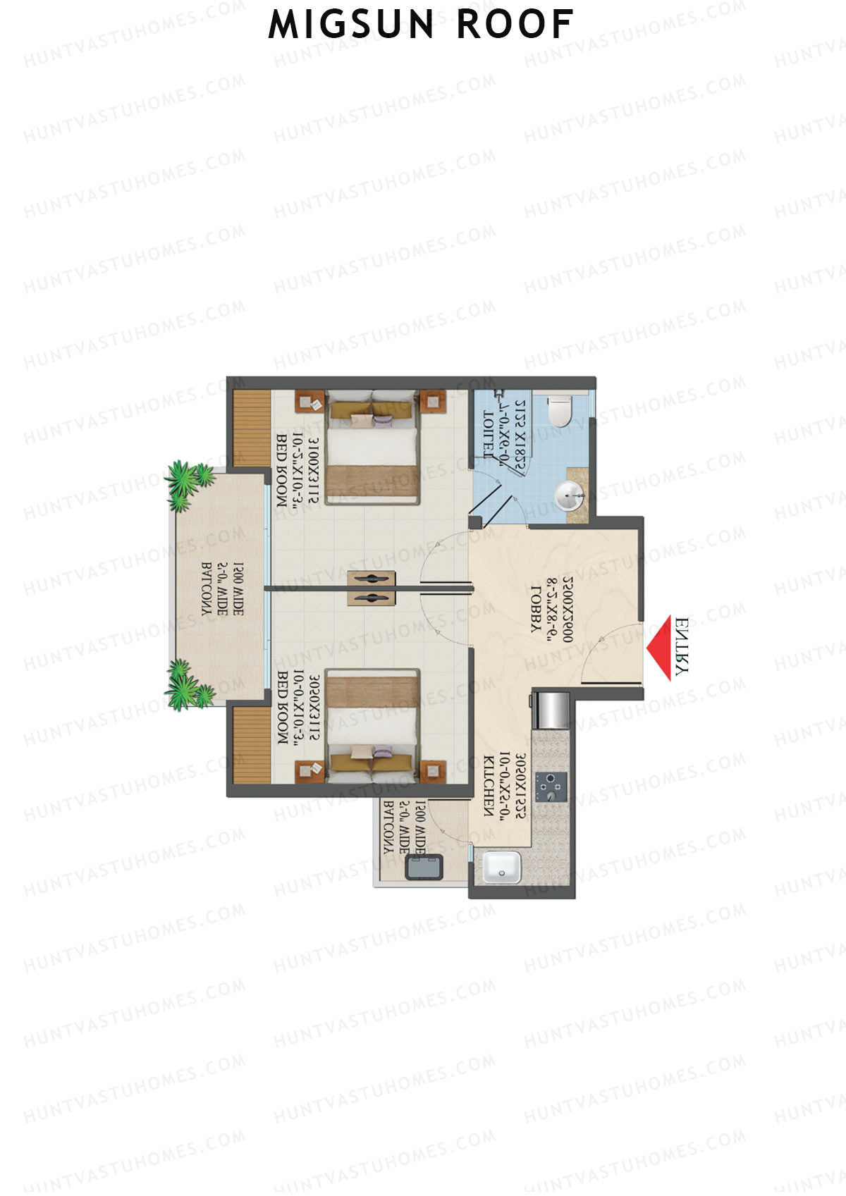 Migsun Roof A Sun 1 Unit 1 Floor Plan