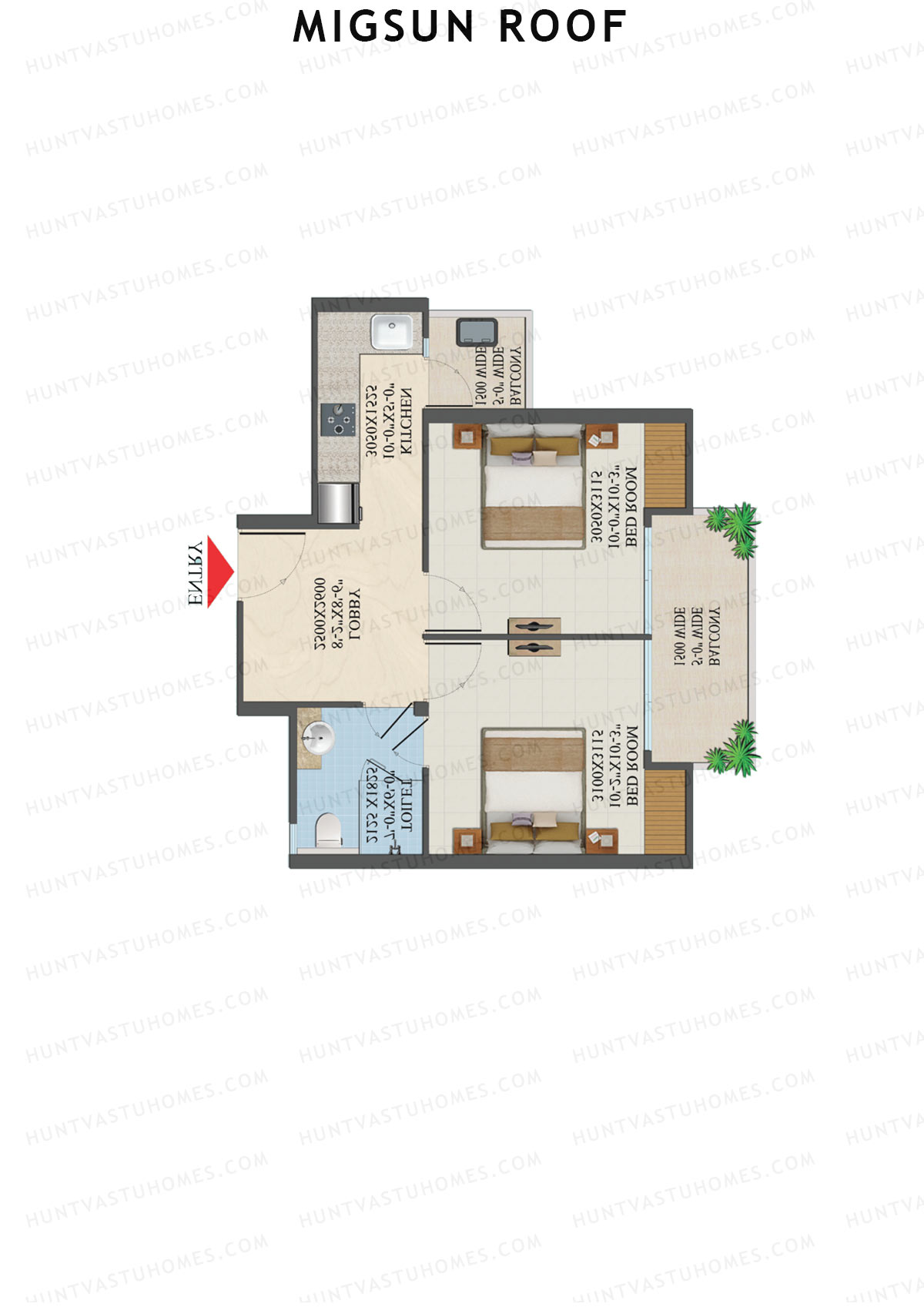 Migsun Roof A Sun 1 Unit 4 Floor Plan