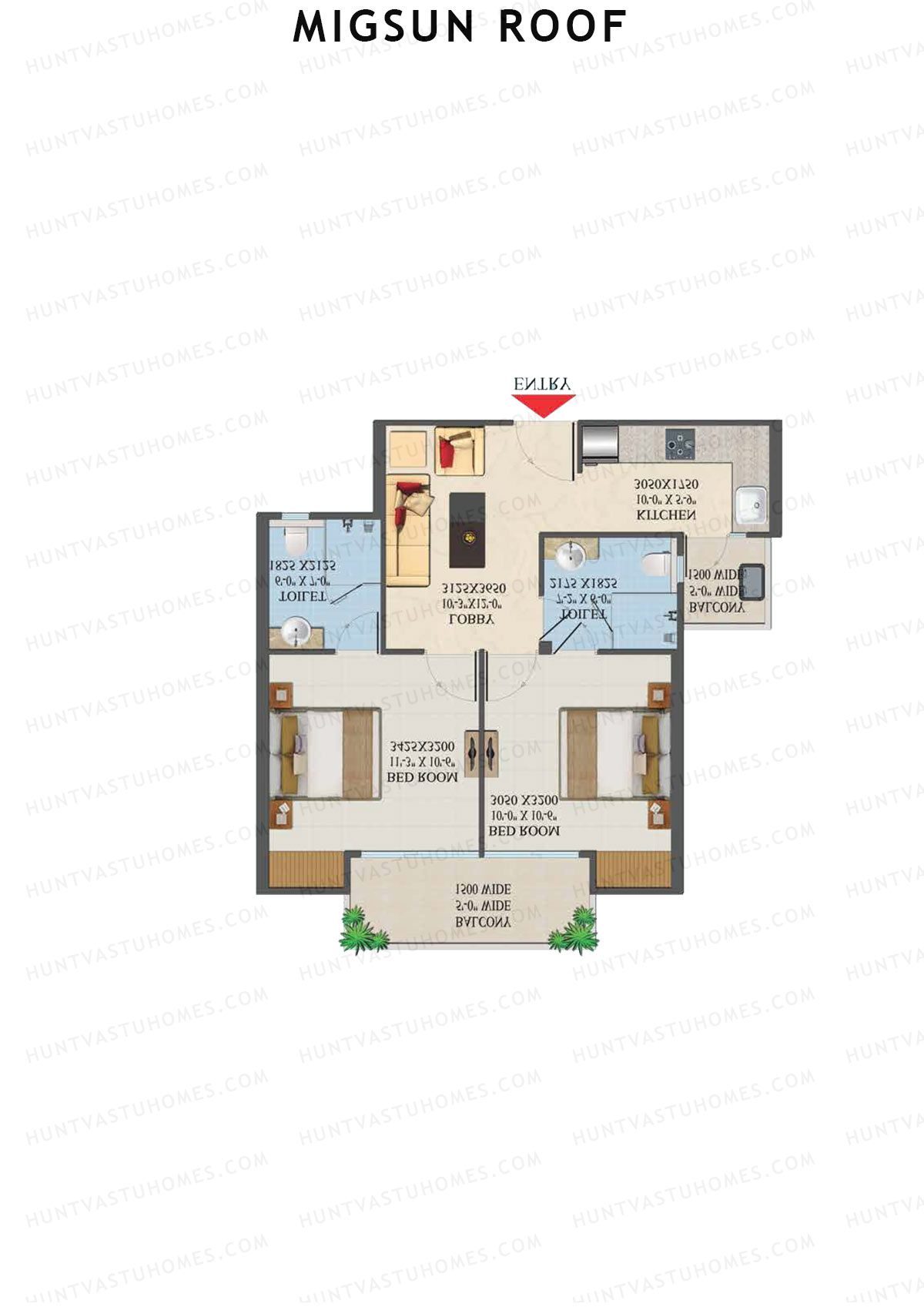Migsun Roof A Sun 1 Unit 8 Floor Plan
