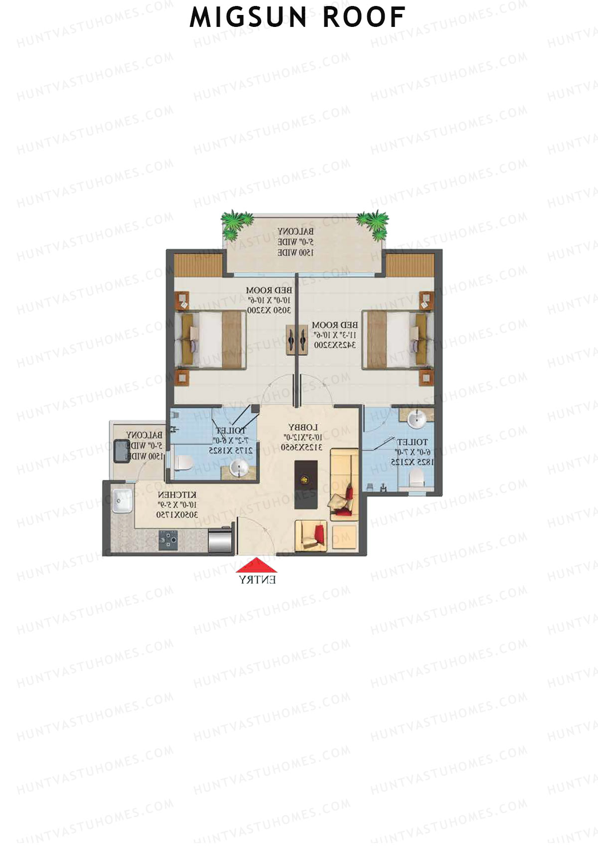 Migsun Roof A Sun 2 Unit 5 Floor Plan