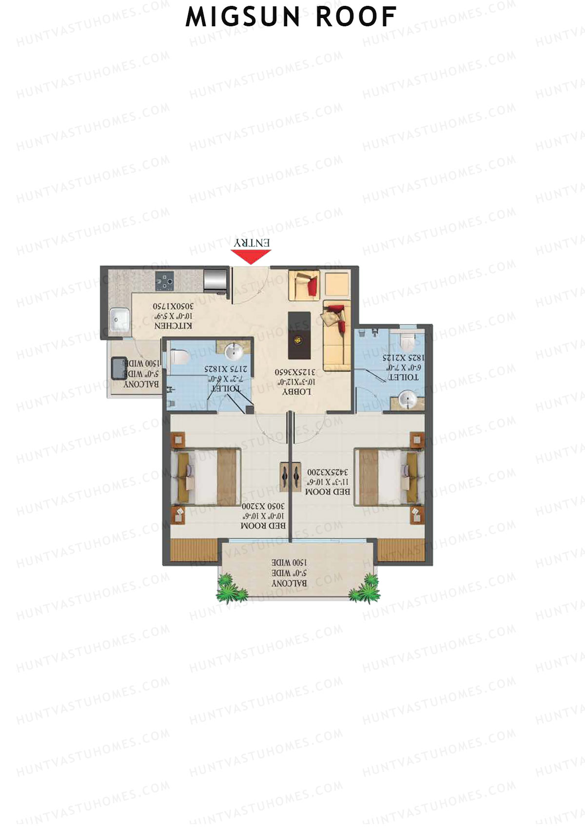 Migsun Roof A Sun 3 Unit 8 Floor Plan