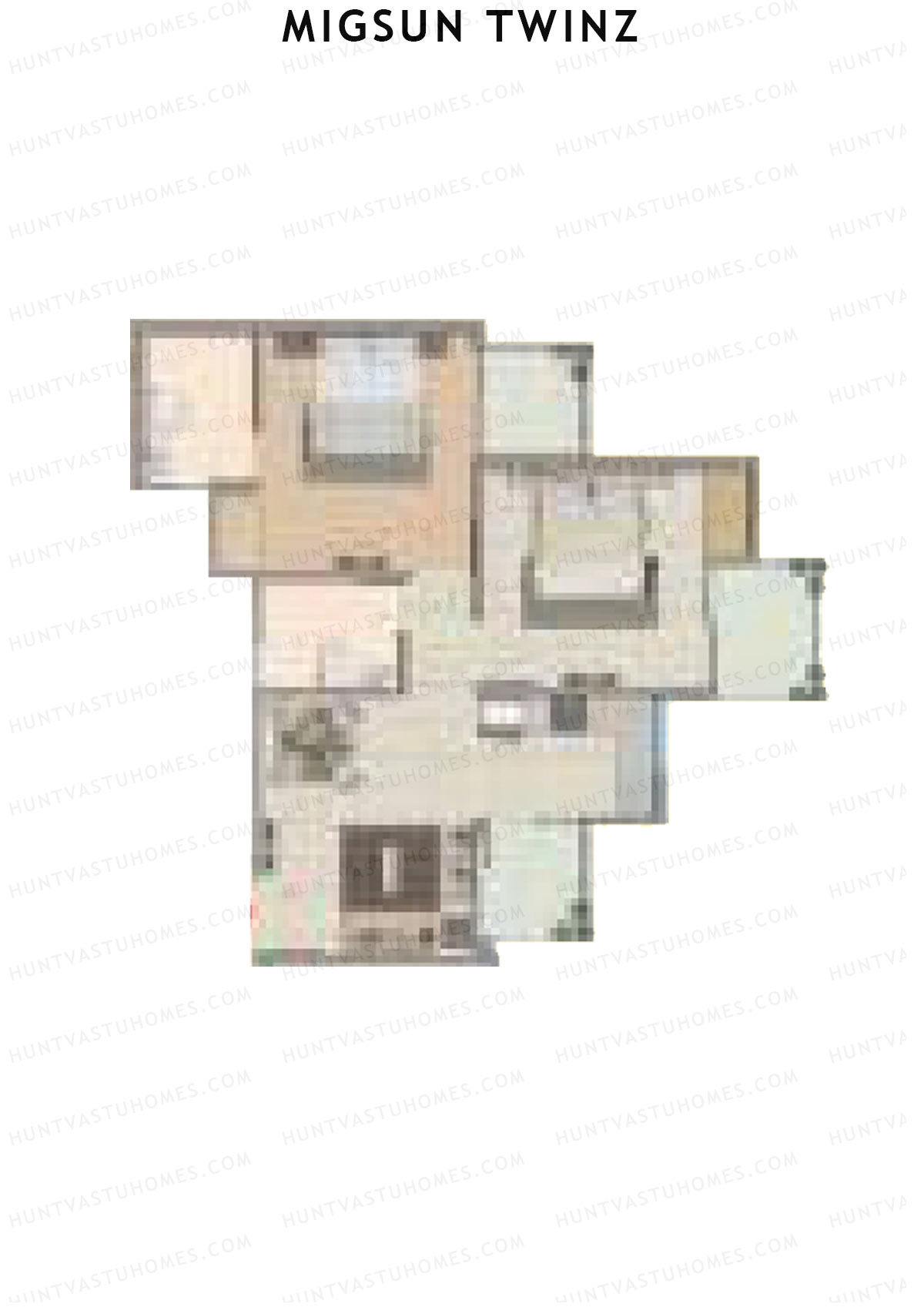 Migsun Twinz Sun 10 Unit 3 (Type B) Floor Plan