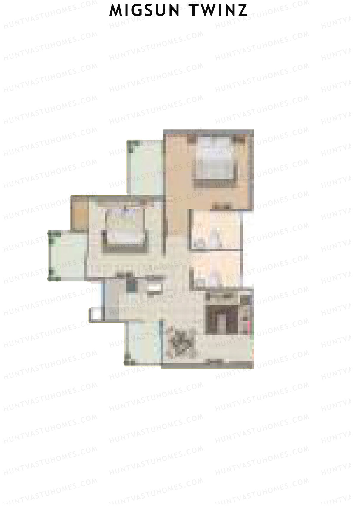 Migsun Twinz Sun 10 Unit 4 (Type A) Floor Plan