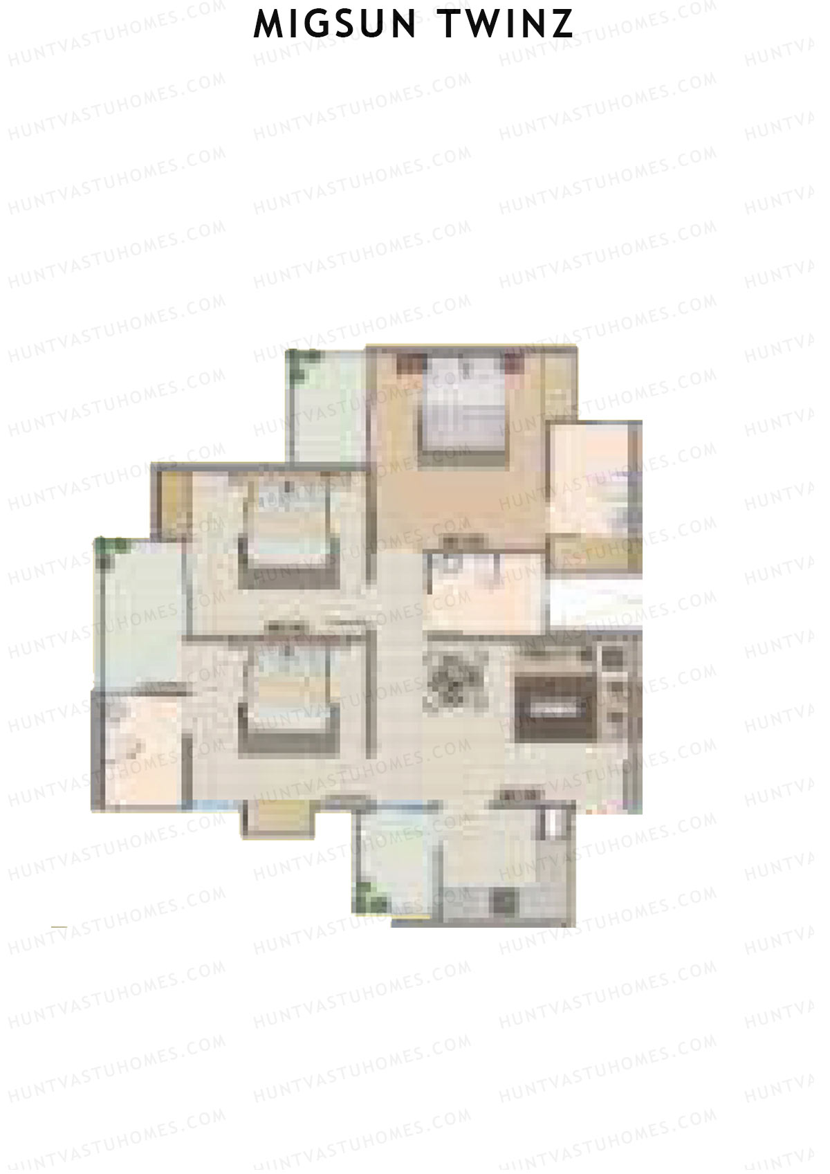 Migsun Twinz Sun 9 Unit 6 Floor Plan