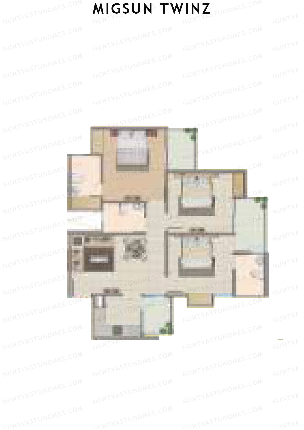 Migsun Twinz Sun 9 Unit 7 Floor Plan