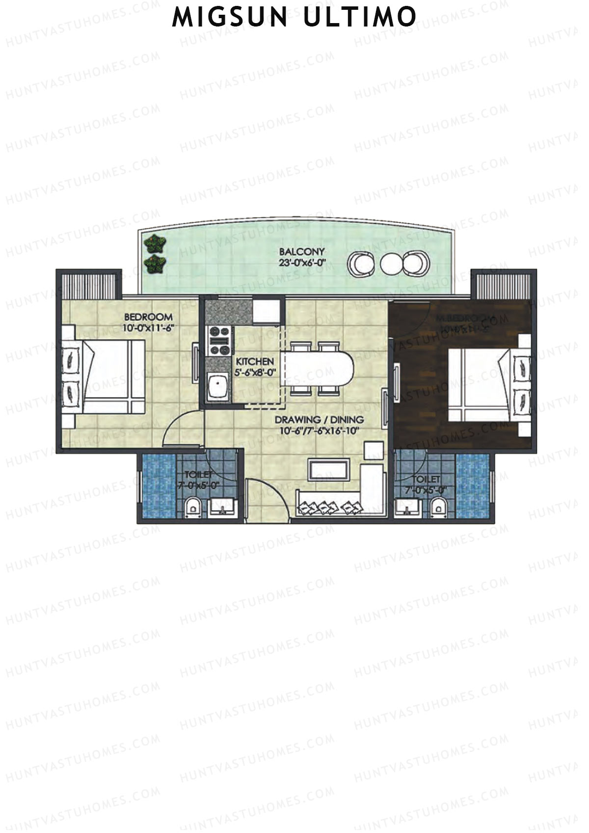 Migsun Ultimo Sun 1 Unit 6 Floor Plan
