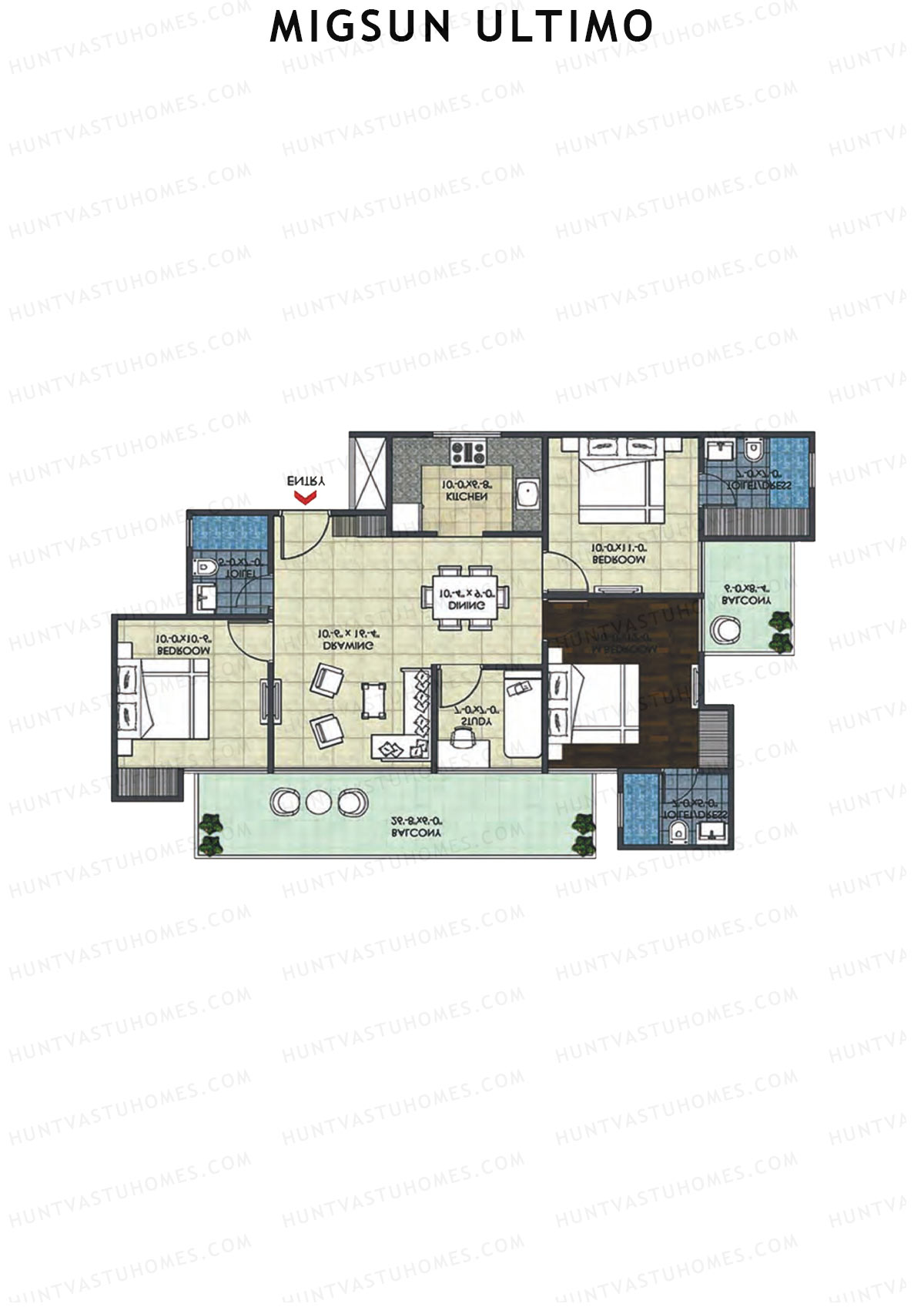 Migsun Ultimo Sun 1 Unit 7 Floor Plan