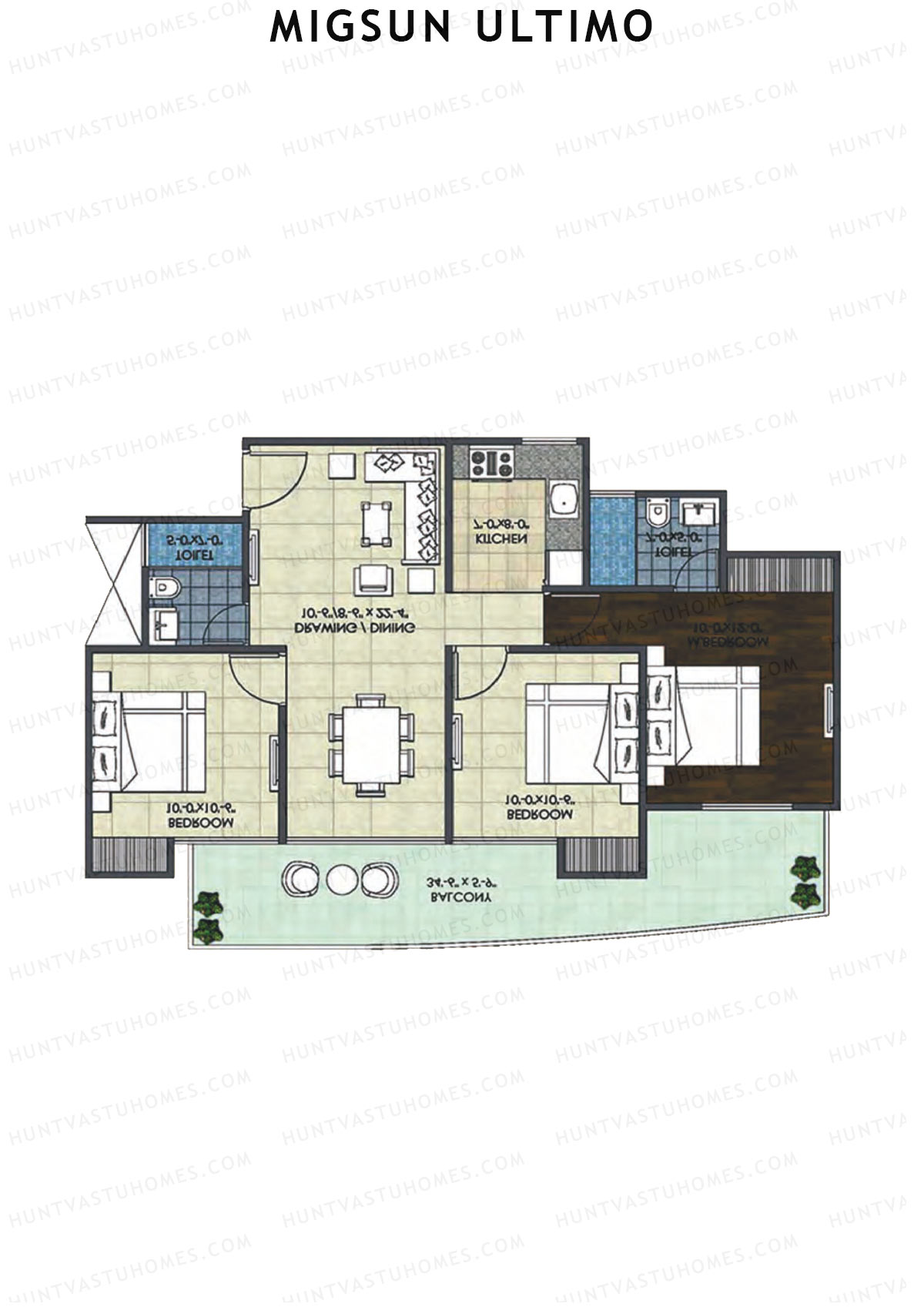 Migsun Ultimo Sun 2 Unit 5 Floor Plan