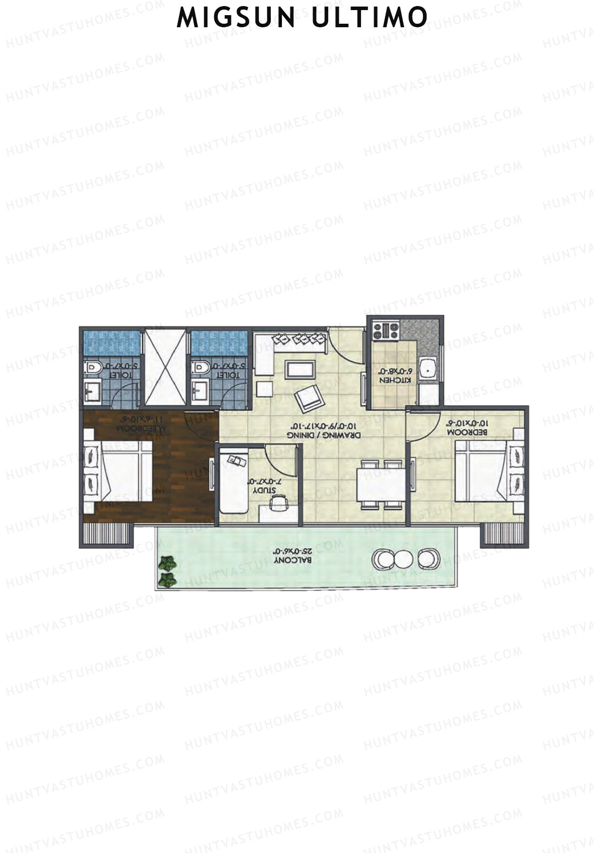 Migsun Ultimo Sun 2 Unit 7 Floor Plan