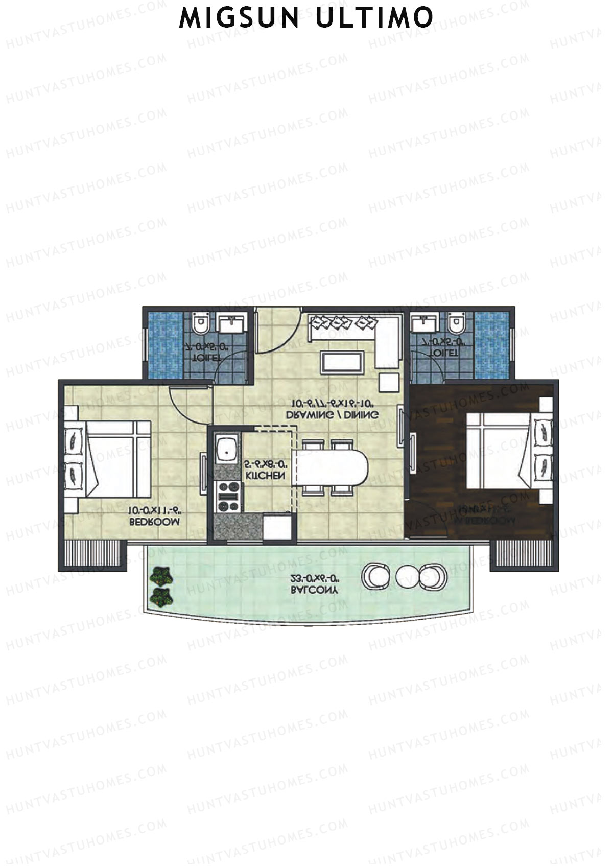 Migsun Ultimo Sun 4 Unit 3 Floor Plan