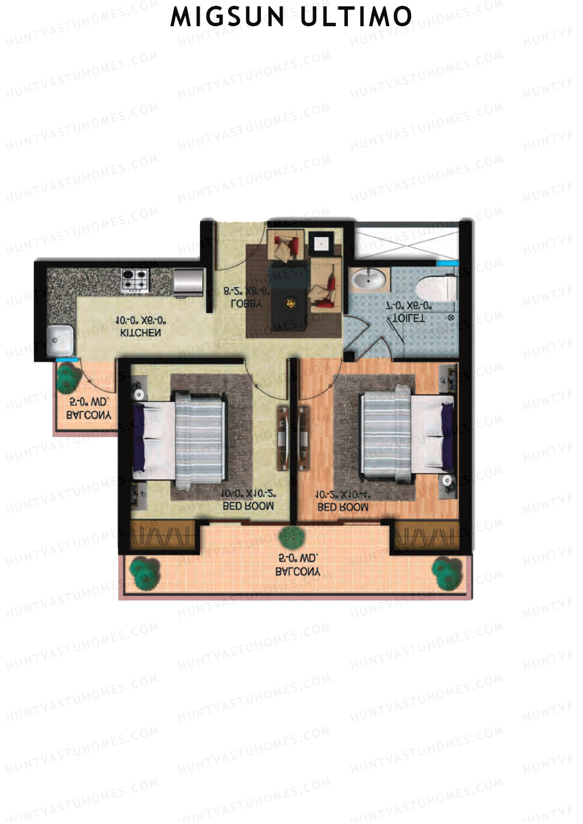 Migsun Ultimo Sun 5 Unit 4 Floor Plan