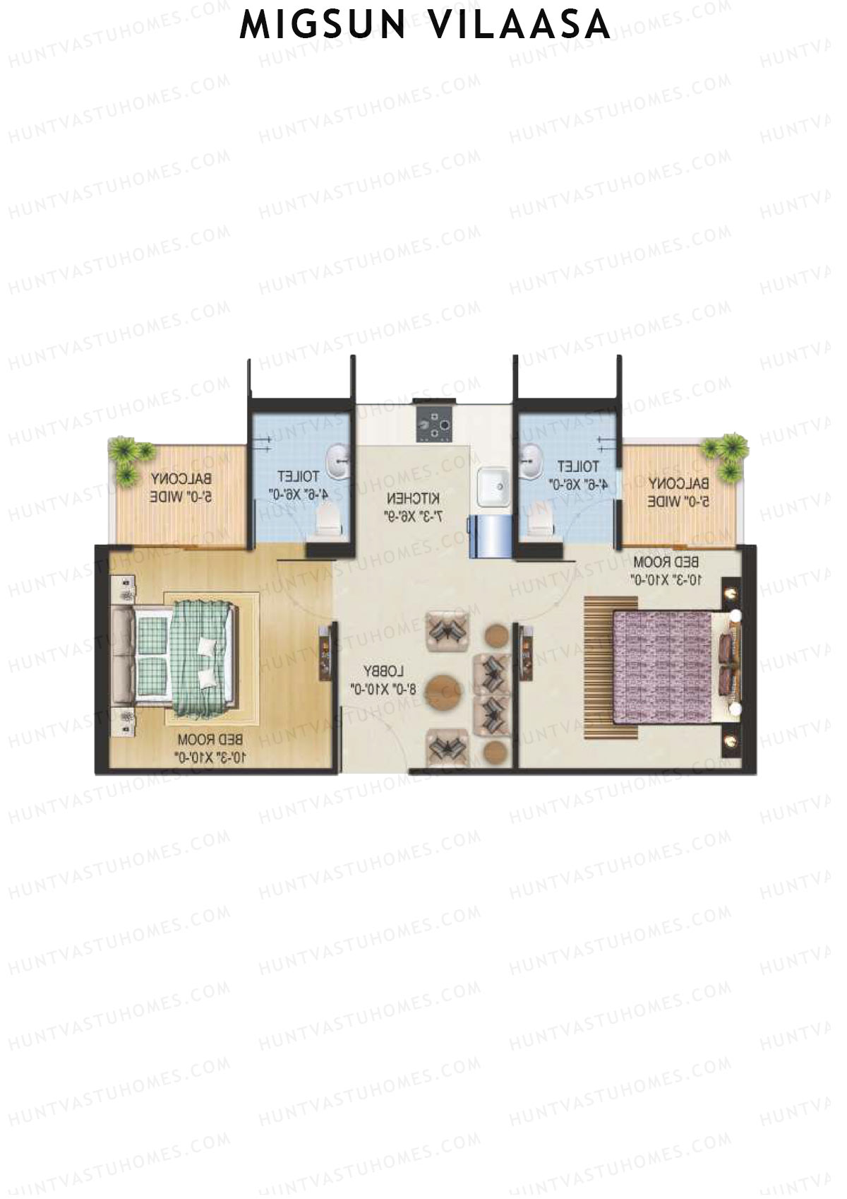 Migsun Vilaasa Sun 3 Unit 7 Floor Plan