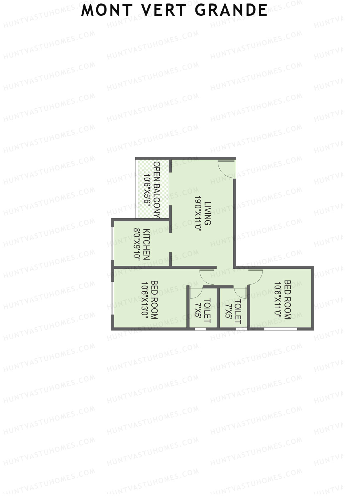Mont Vert Grande Tower G1 Unit 3 Floor Plan
