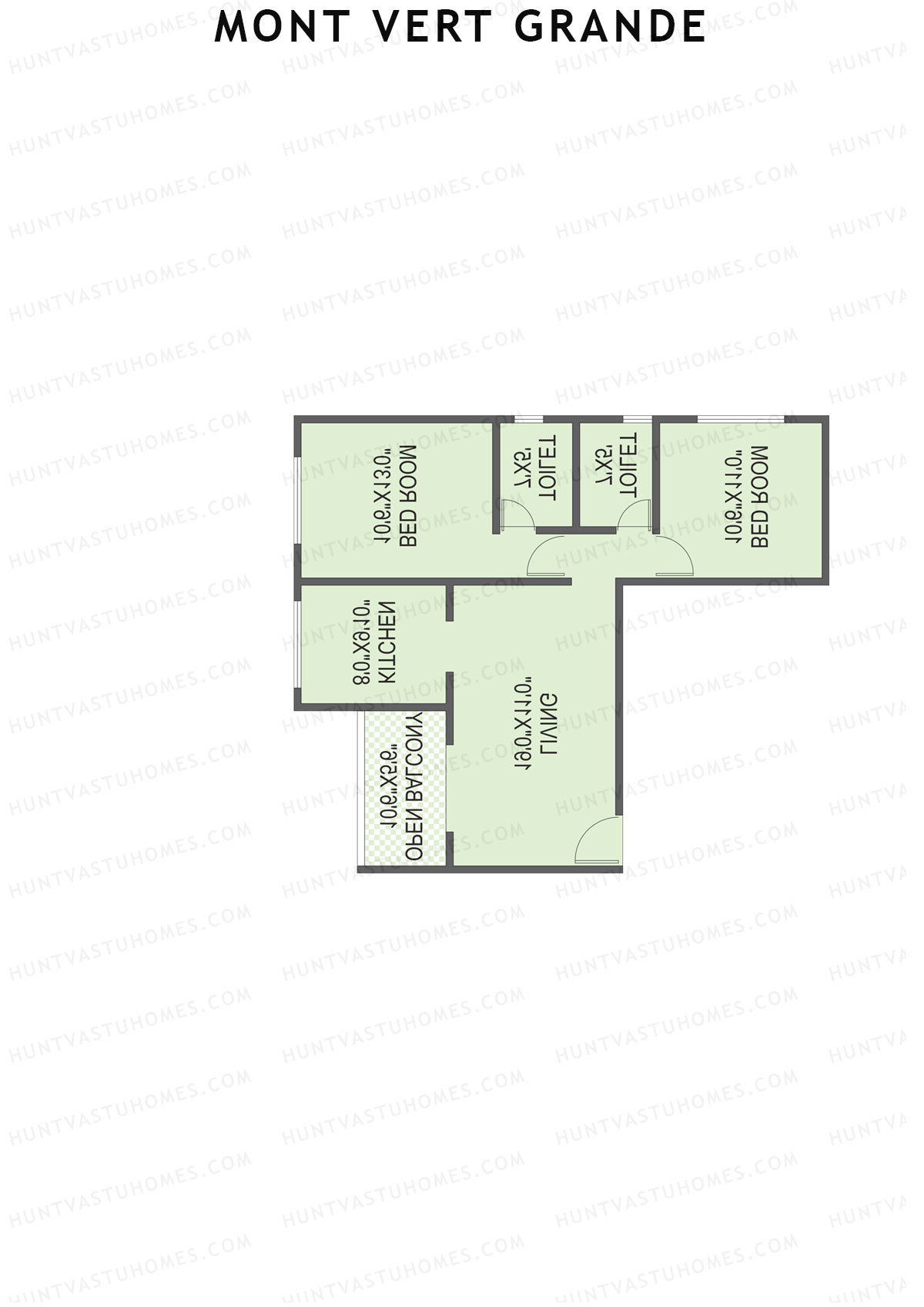 Mont Vert Grande Tower G2 Unit 3 Floor Plan