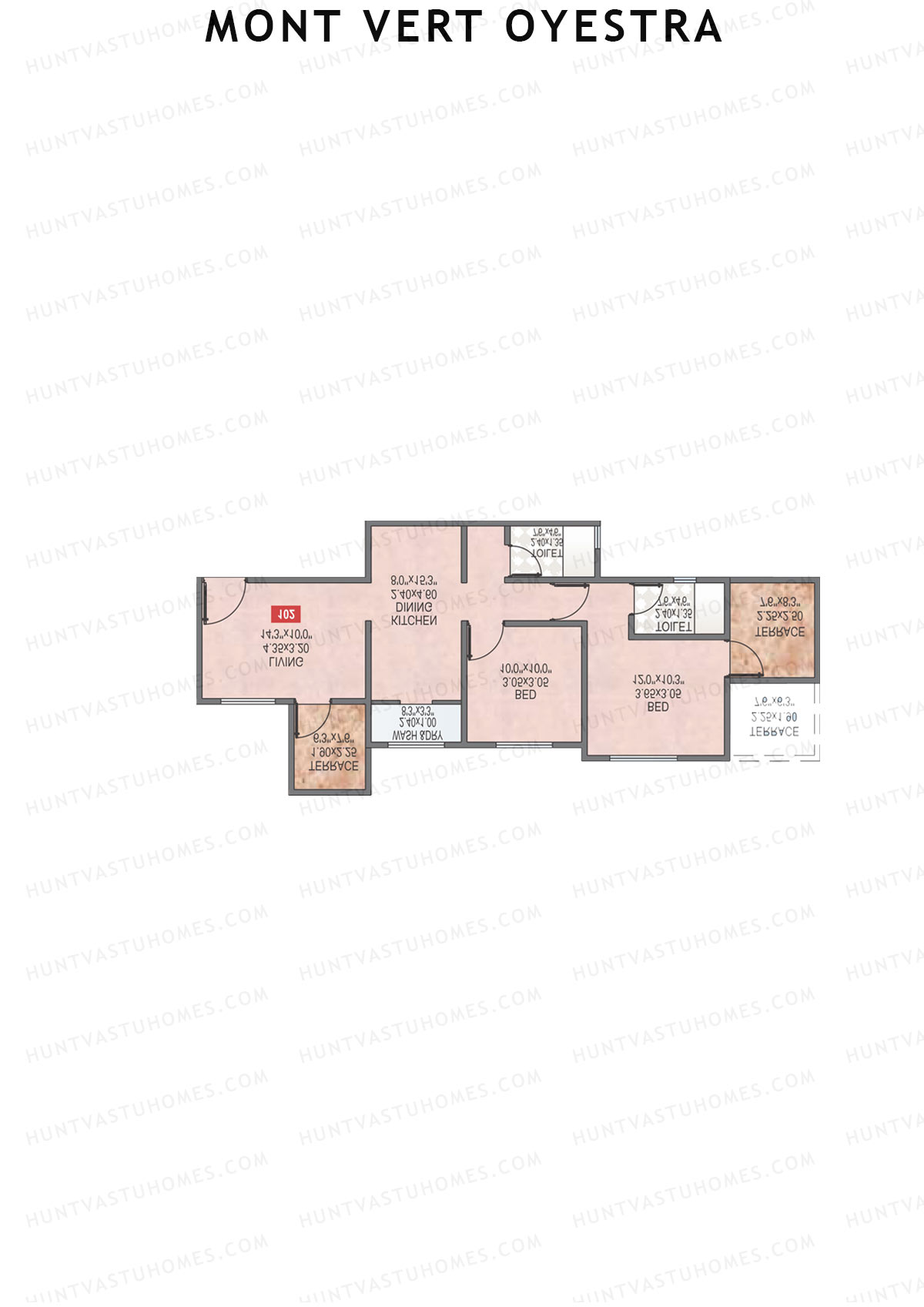 Mont Vert Oyestra Tower B Unit 1 Floor Plan