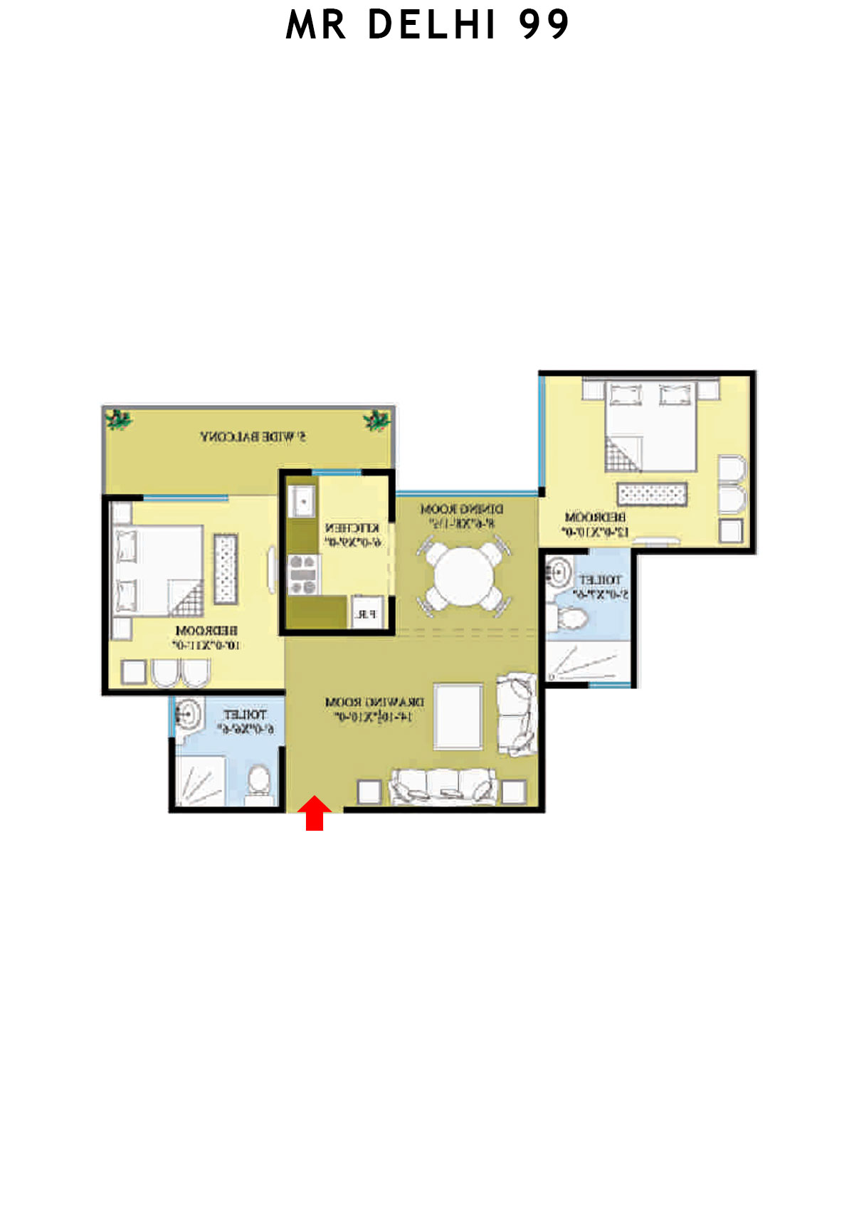 Mr Delhi 99 Block L Unit 10 Floor Plan