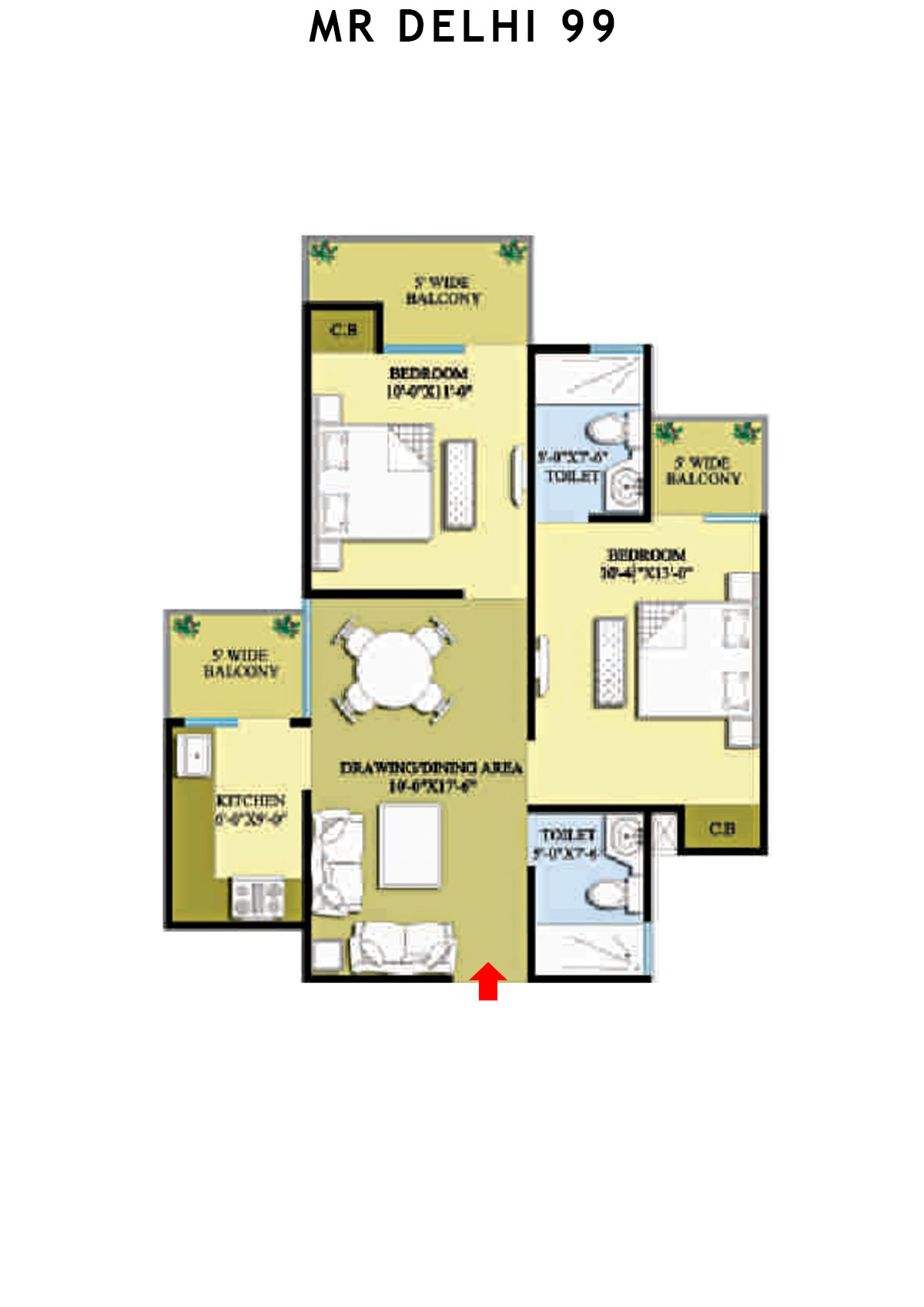 Mr Delhi 99 Block L Unit 9 Floor Plan