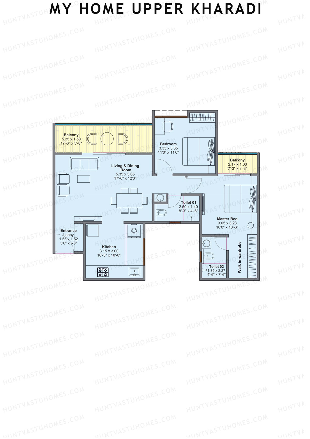 My Home Upper Kharadi Block A Unit 6 Floor Plan