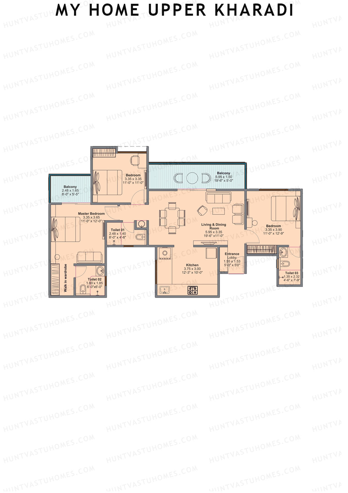My Home Upper Kharadi Block B Unit 4 Floor Plan
