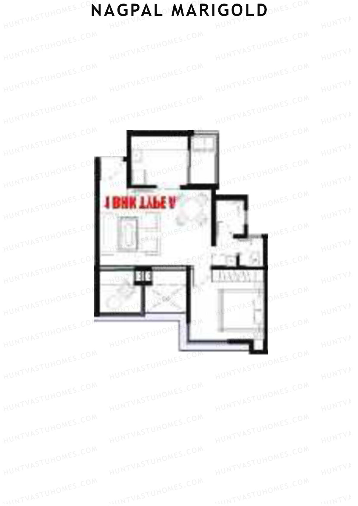 Nagpal Marigold Tower A Unit 11 (Type A) Floor Plan