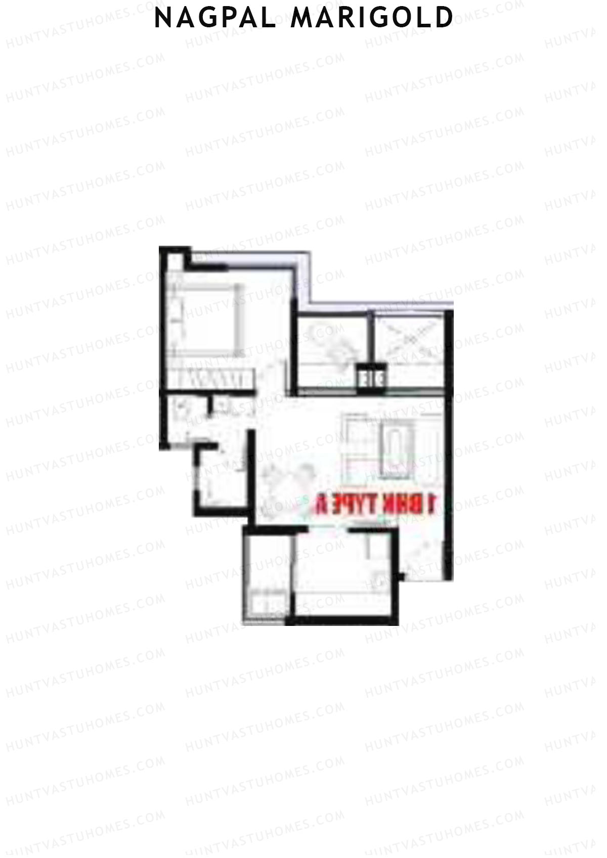 Nagpal Marigold Tower A Unit 3 (Type A) Floor Plan