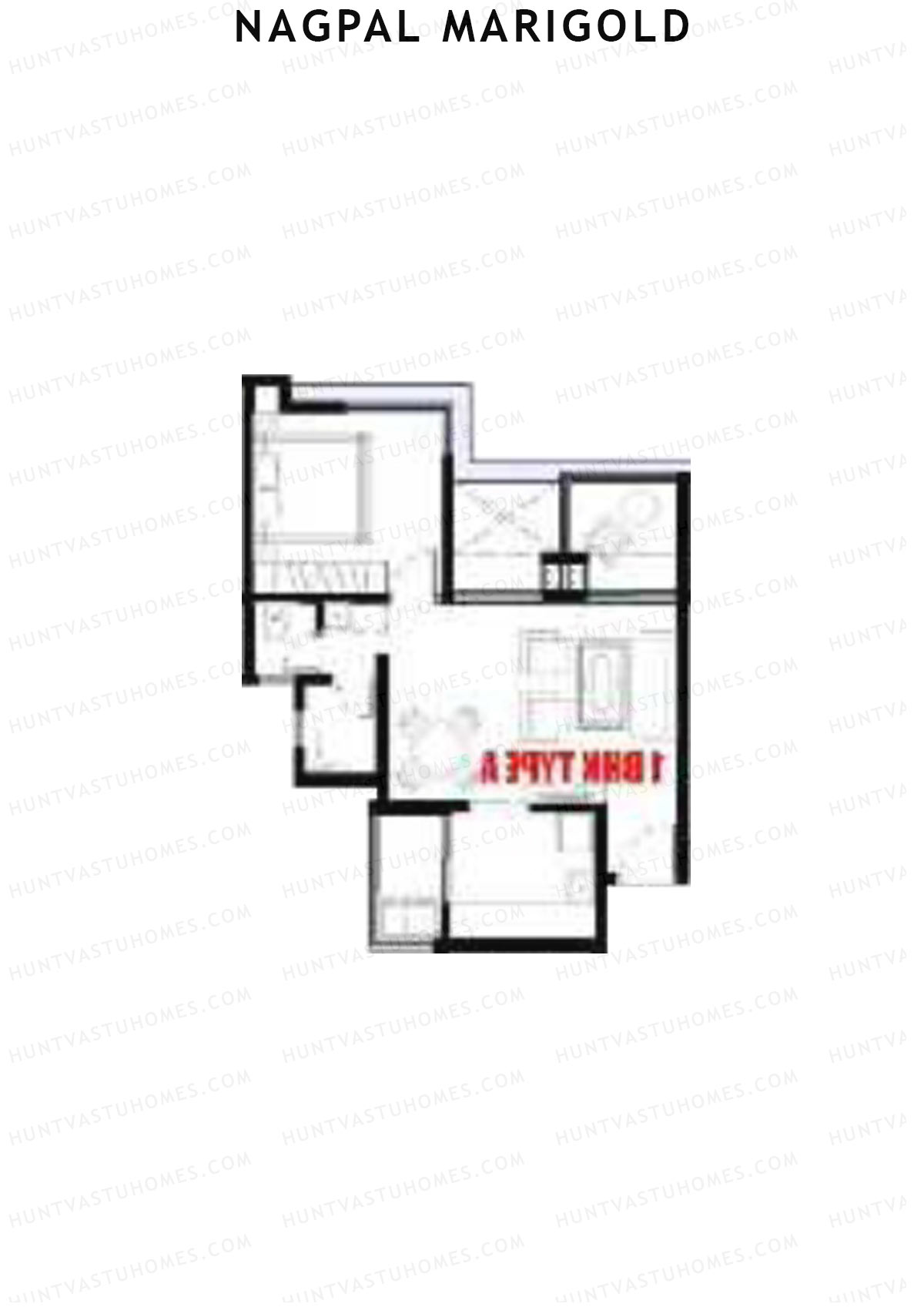 Nagpal Marigold Tower A Unit 3 (Type A) Floor Plan