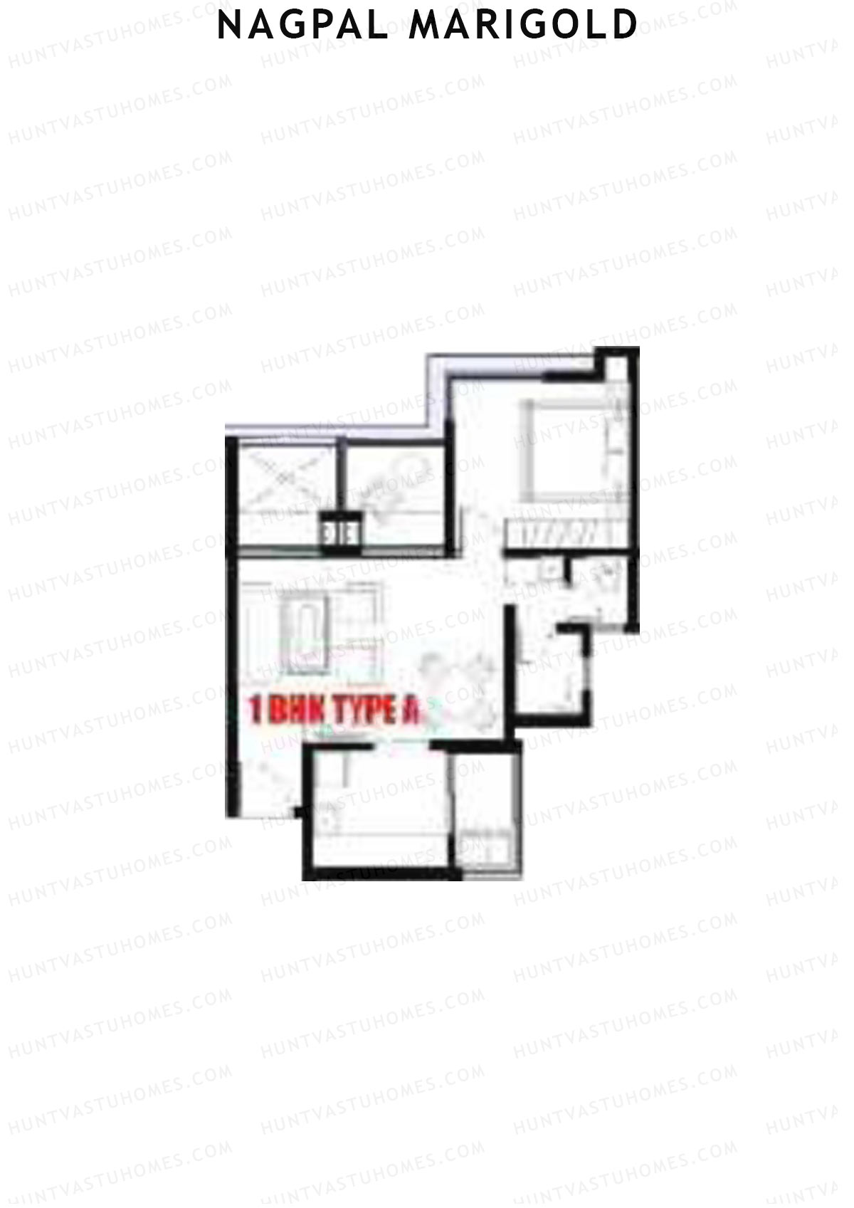 Nagpal Marigold Tower A Unit 6 (Type A) Floor Plan