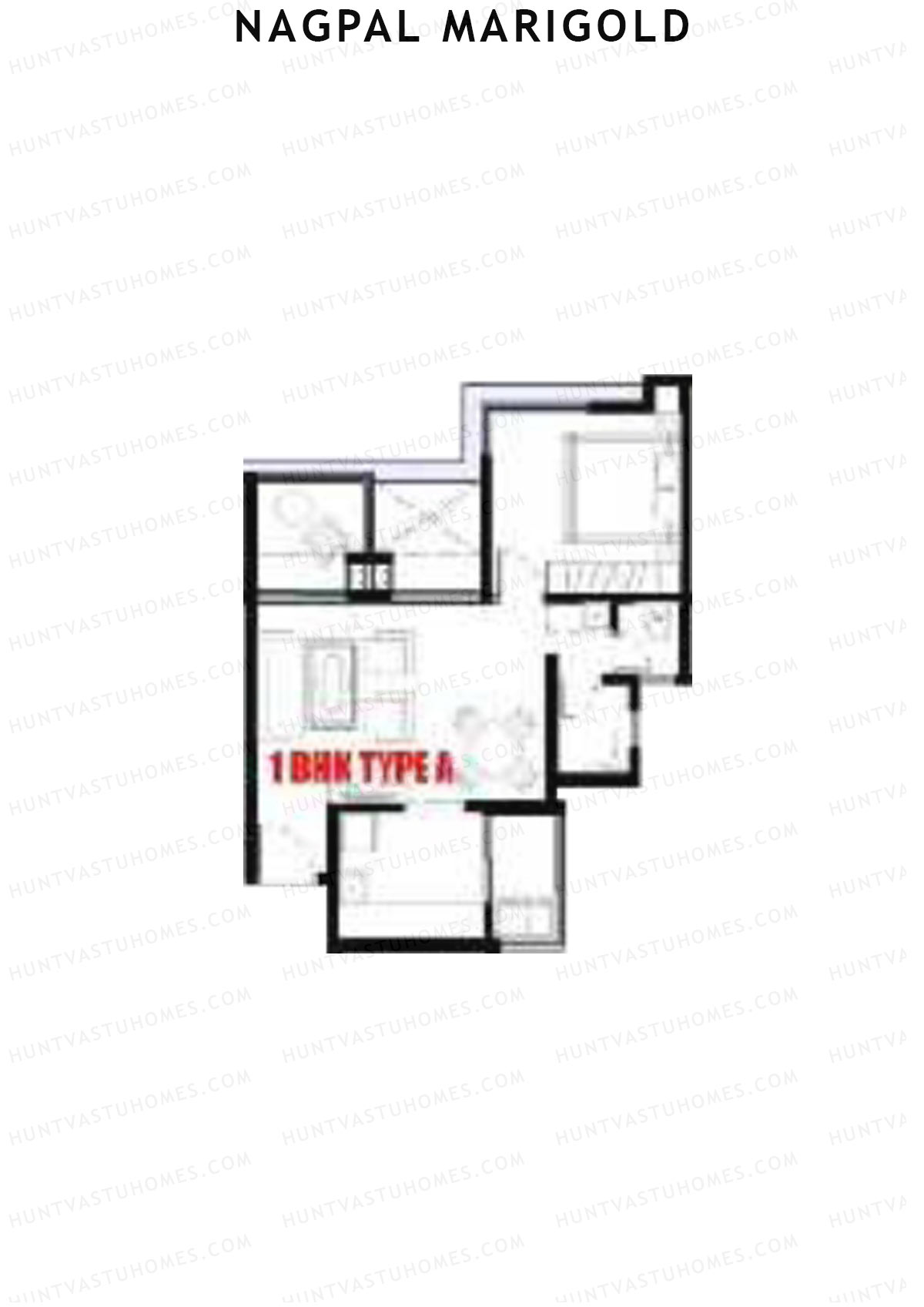 Nagpal Marigold Tower A Unit 6 (Type A) Floor Plan