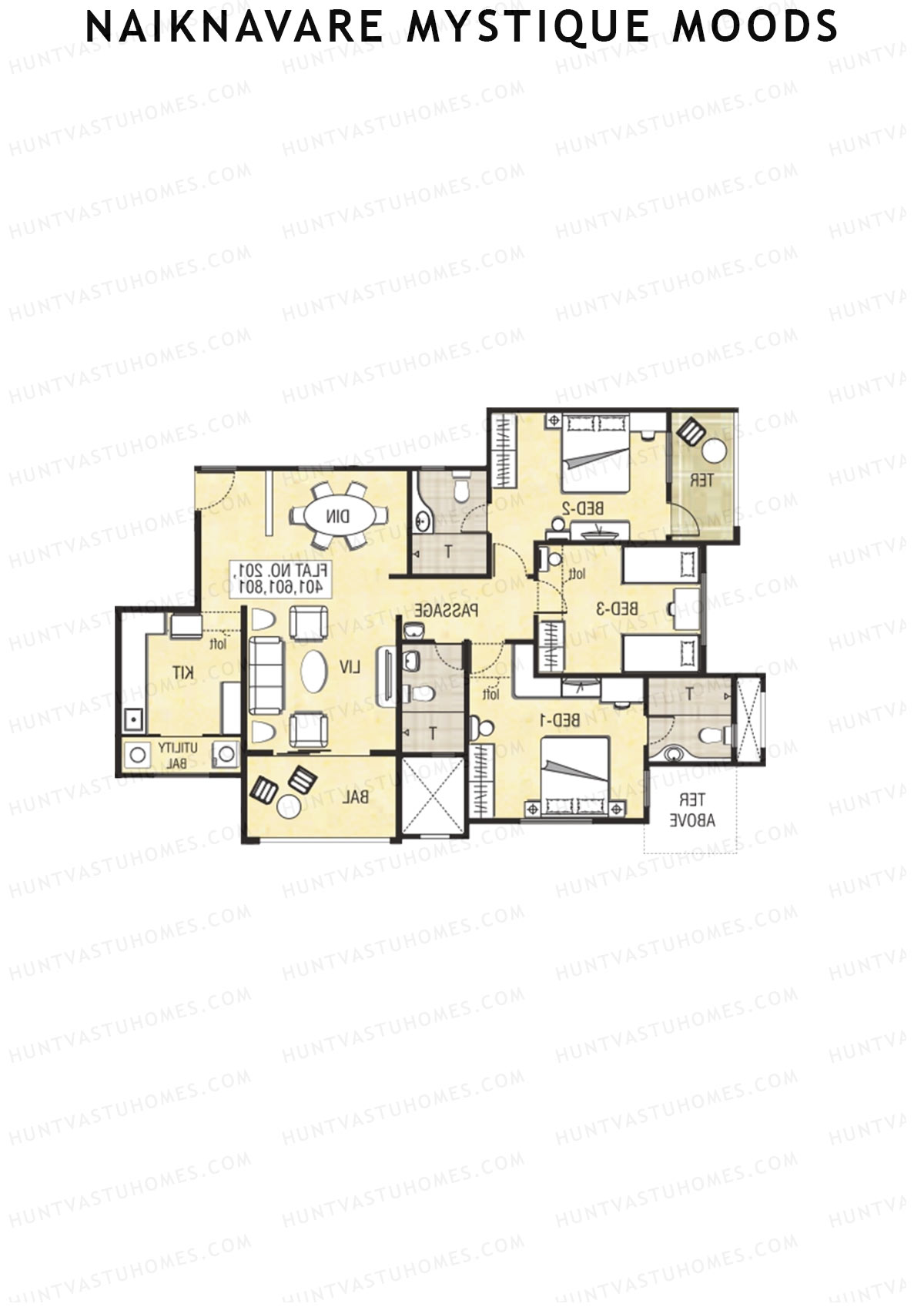 Naiknavare Mystique Moods Tower B Unit 4 Floor Plan