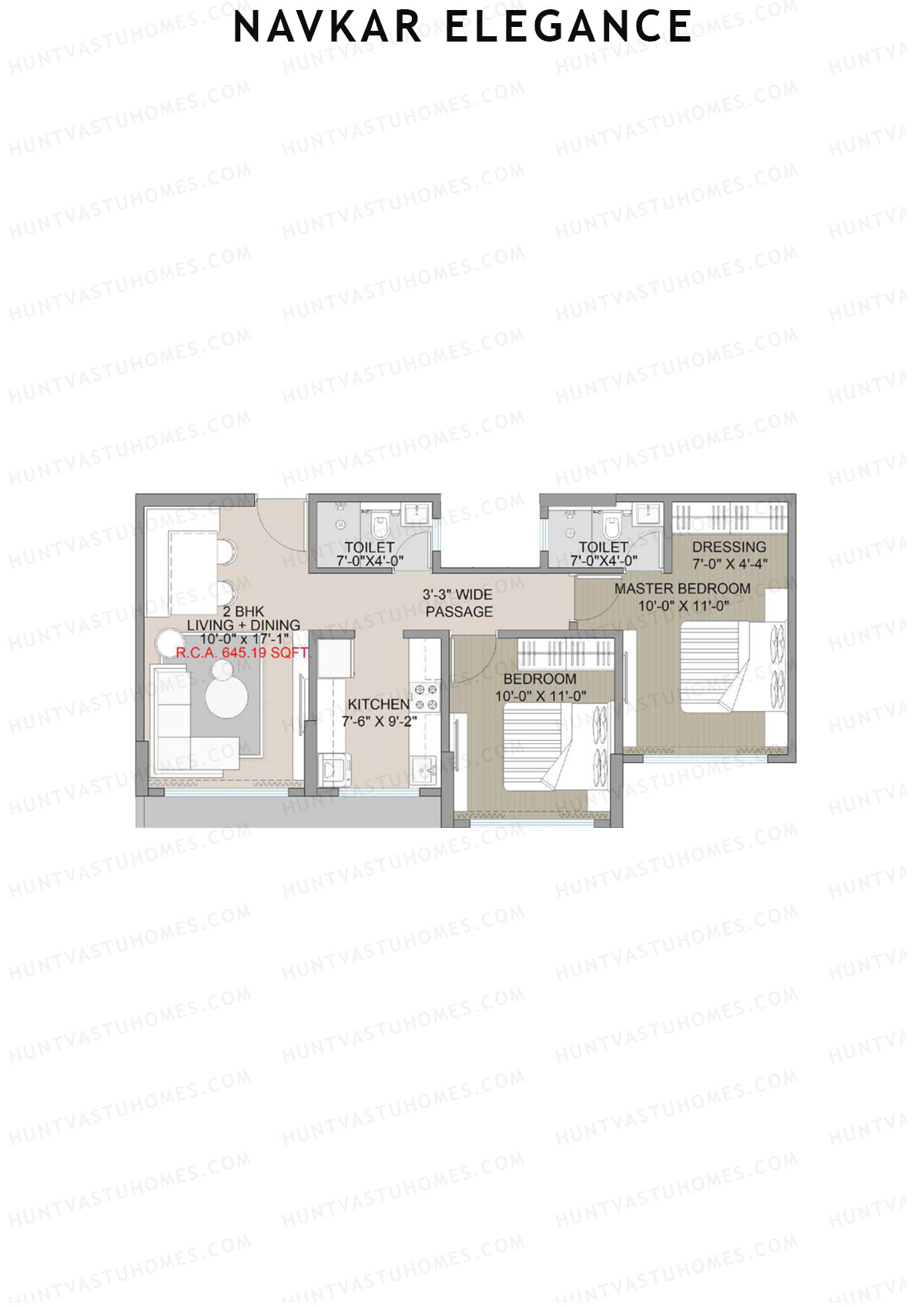 Navkar Elegance Tower A Unit 6 Floor Plan